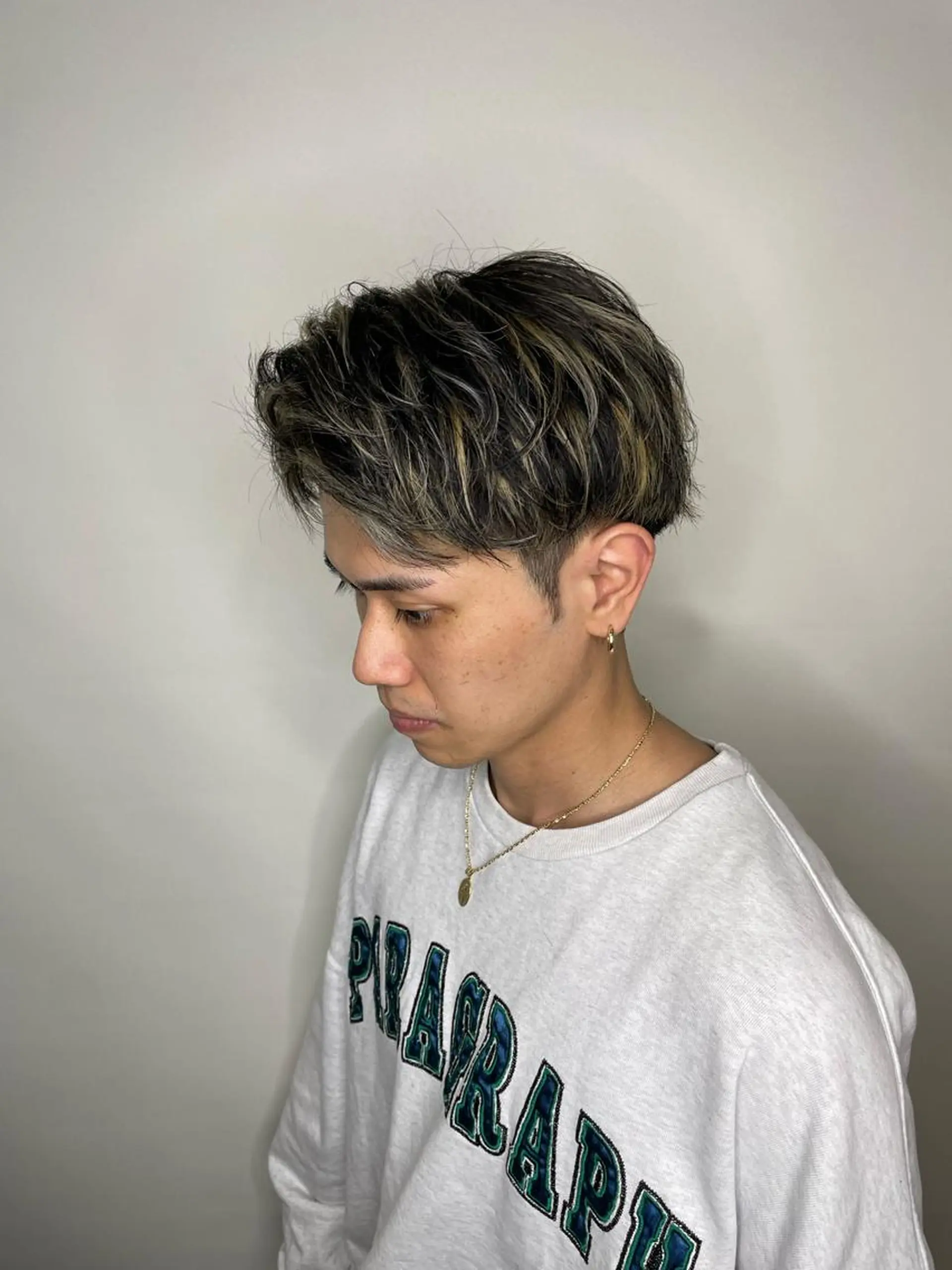 カラー メンズ メンズメッシュ メッシュ 渋谷/フェード/ 國分 翔のヘアスタイル