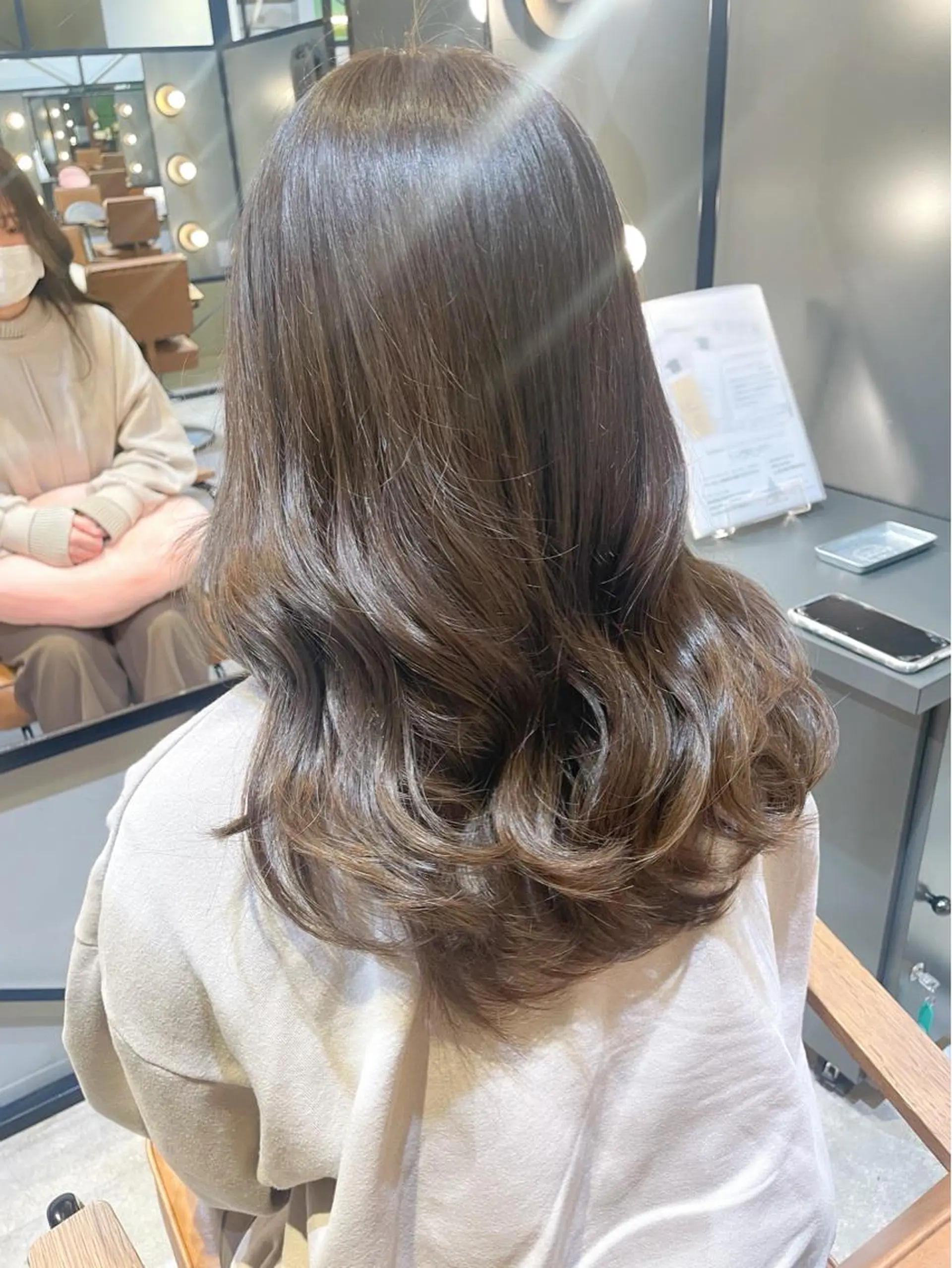 カラー グレージュ カット ヘアカラー トリートメント 【日韓風、レイヤー】 🤍ひらい　なつきのヘアスタイル