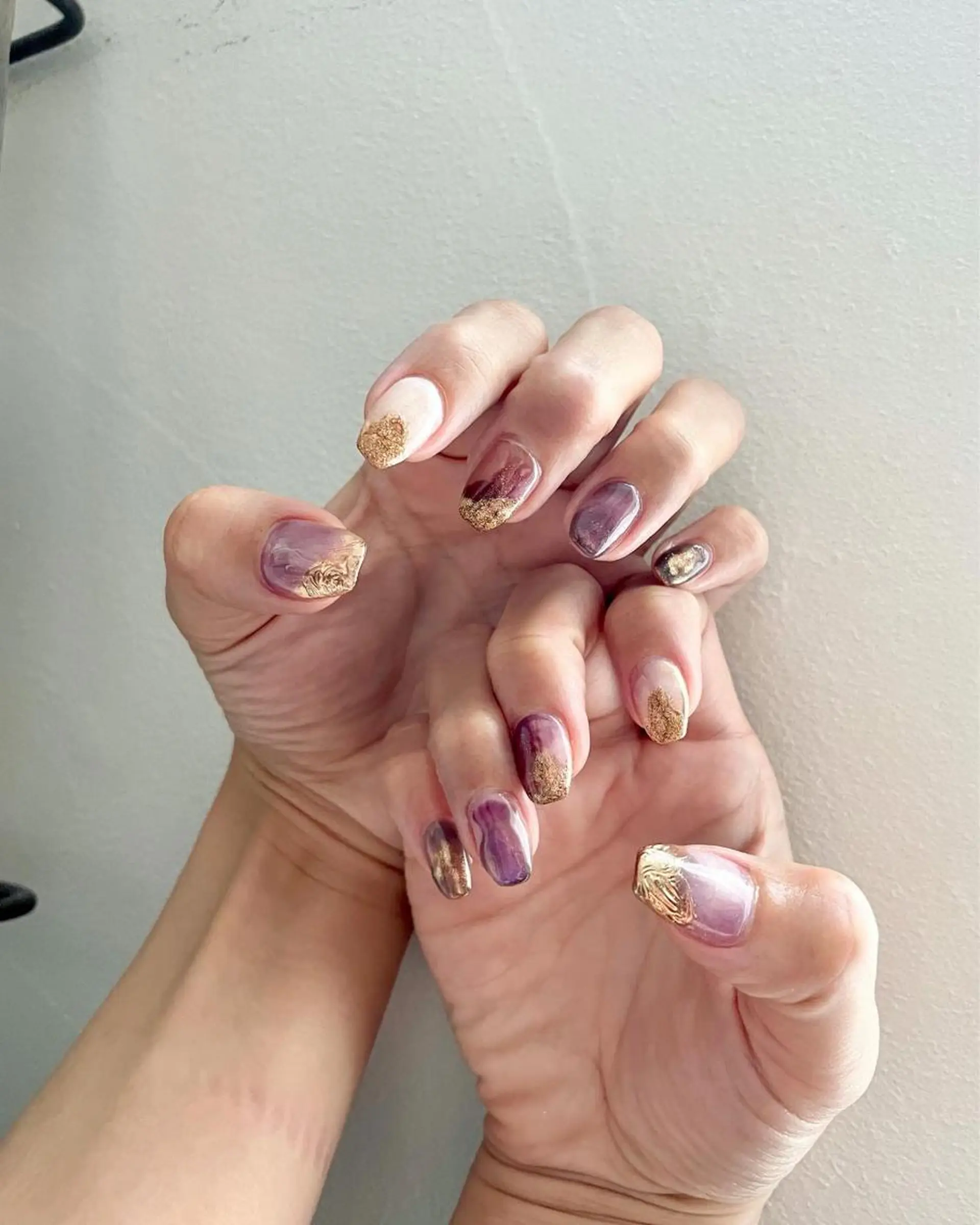 ネイル フットネイル ジェルネイル 韓国ネイル マグネットネイル ニュアンスネイル 甲府市徳行 🧸prunelleのネイルデザイン