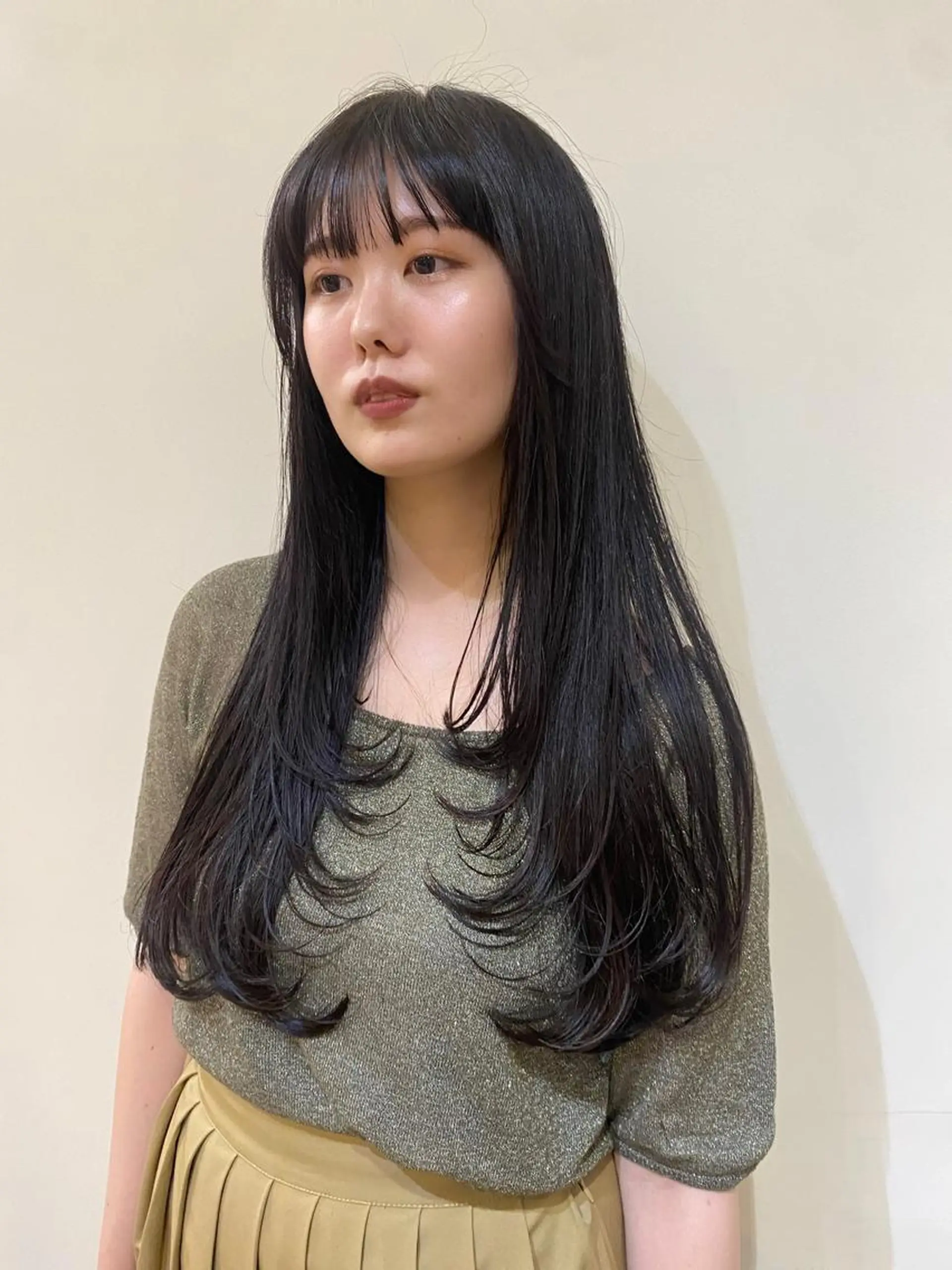 ロング Cote所属・大島桃花 / 表参道 透明感カラーのヘアスタイル