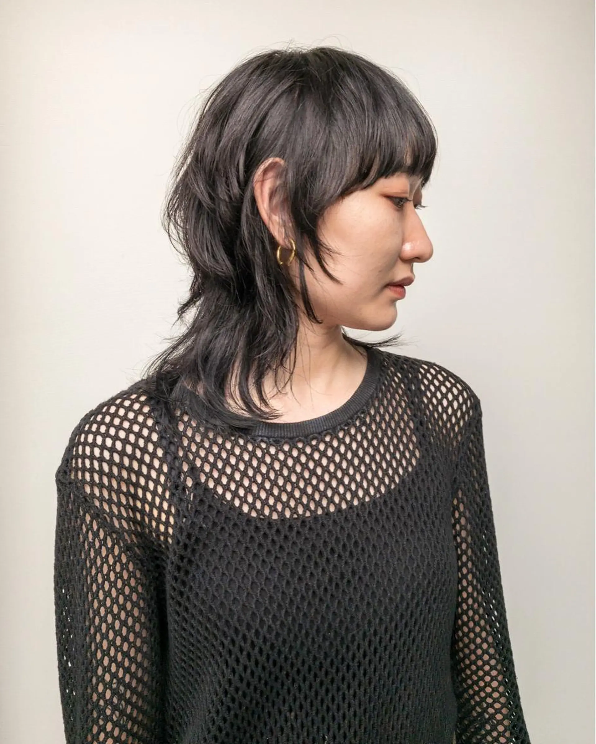 ミディアム パーマ ミディアムパーマ ウルフカット 美髪/デザイン /　湯本　哲也のヘアスタイル