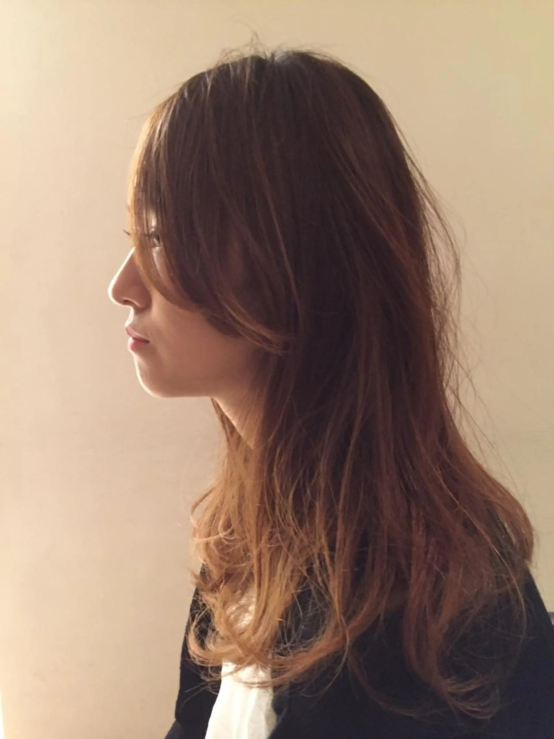 ミディアム カラー ベージュカラー 榎本 裕文のヘアスタイル