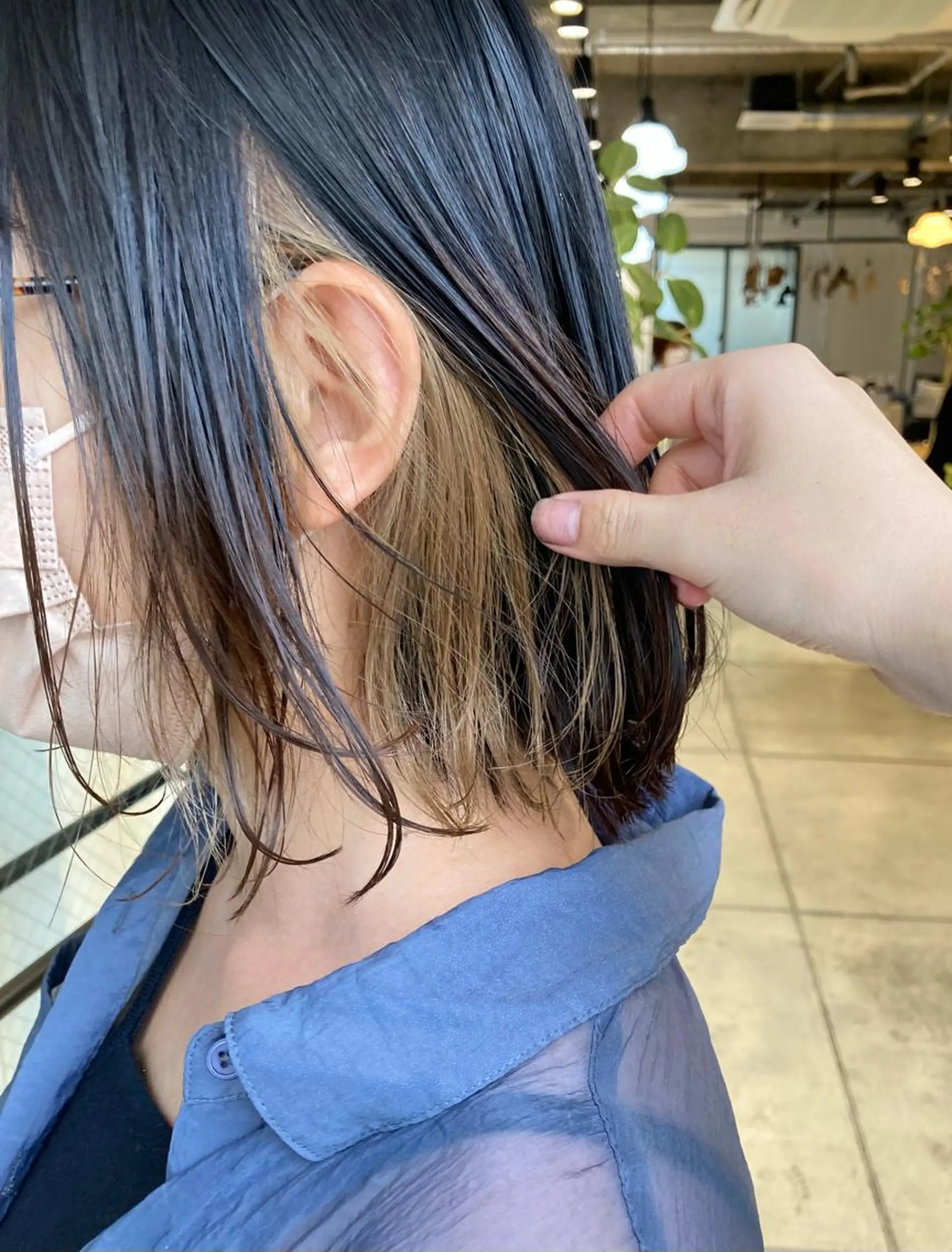 ミディアム カラー ヘアアレンジ Chlan岡本 坂本のヘアスタイル