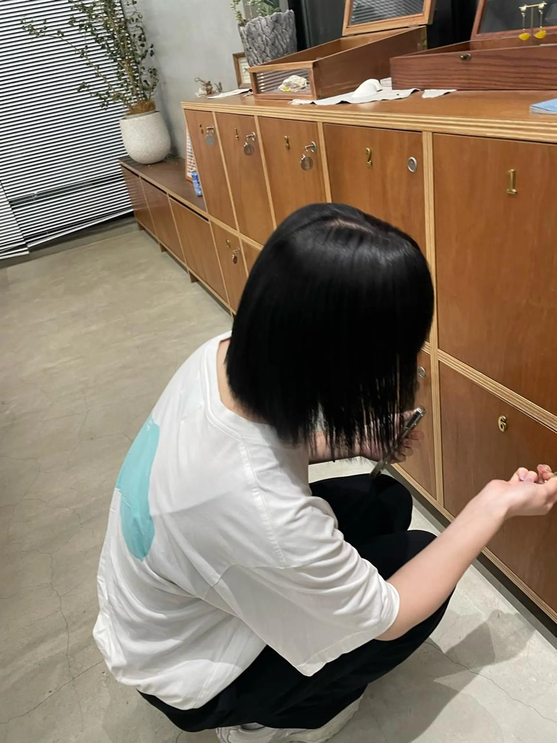 カラー 鶴井 美空のヘアスタイル