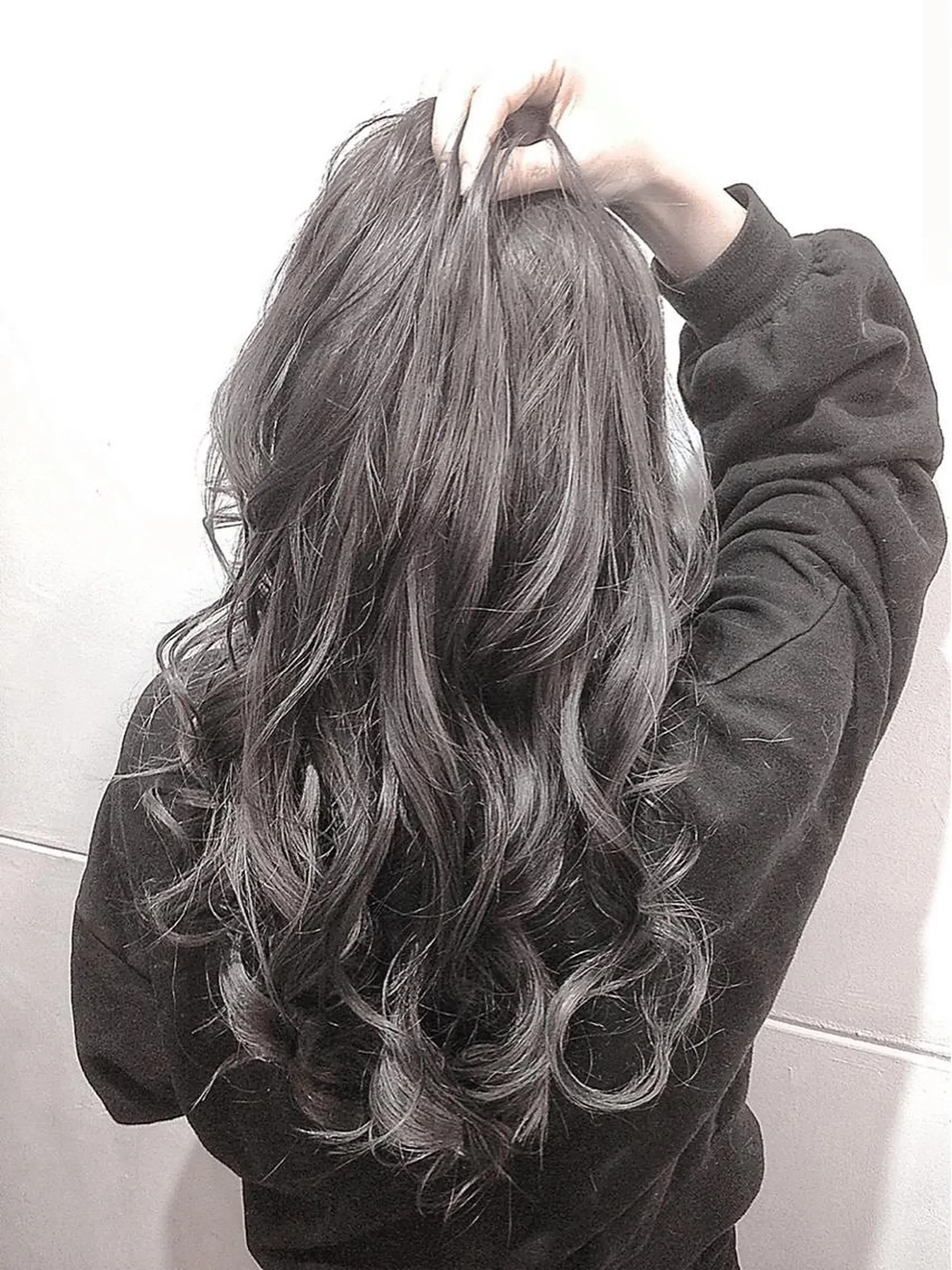 ロング カラー ブリーチ ダブルカラー グレージュ 外国人風カラー ヘアカラー トリートメント レイヤーカット特化 🌸GOTOのヘアスタイル