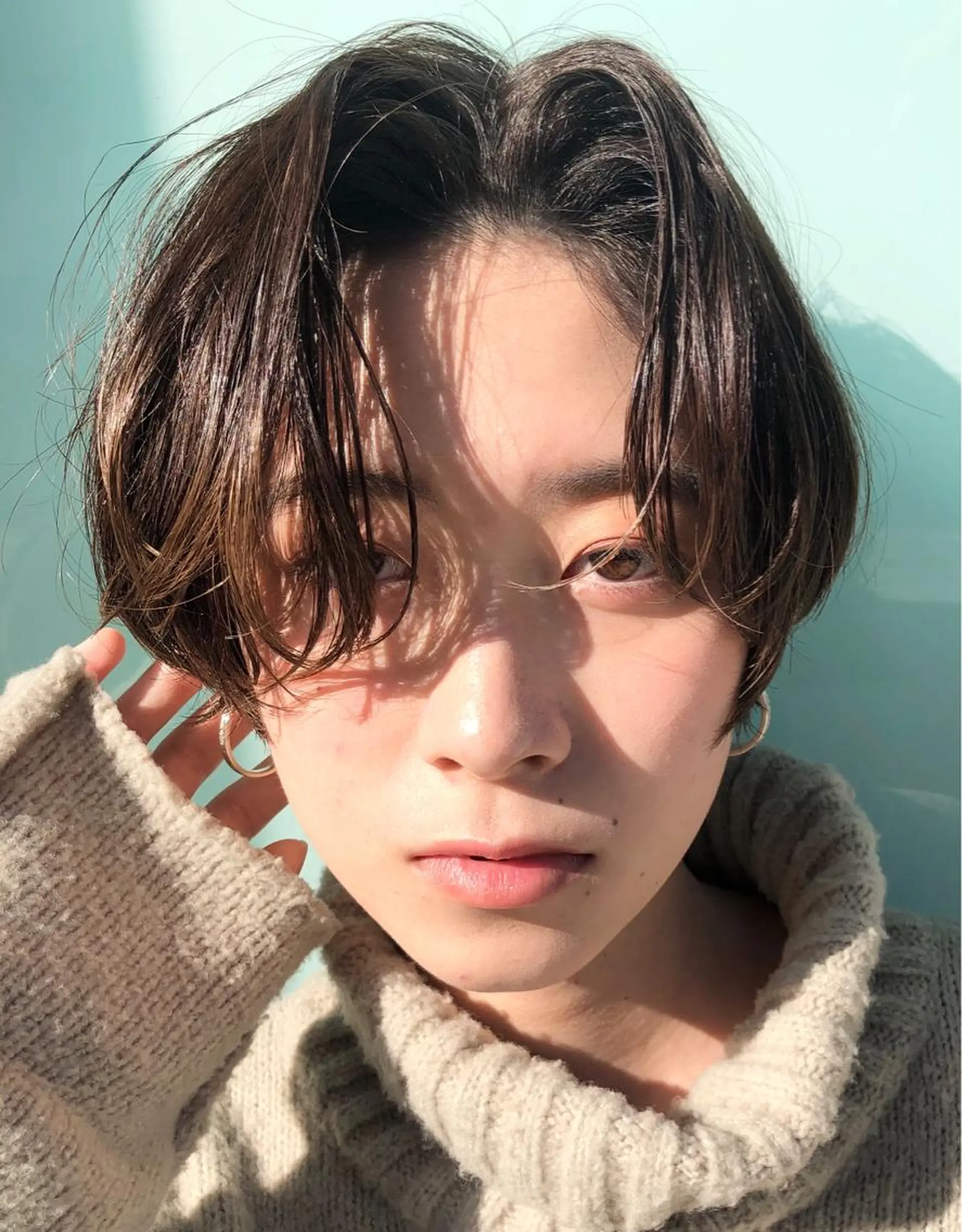 ショート カラーモデル募集中 美容室ハピスのヘアスタイル