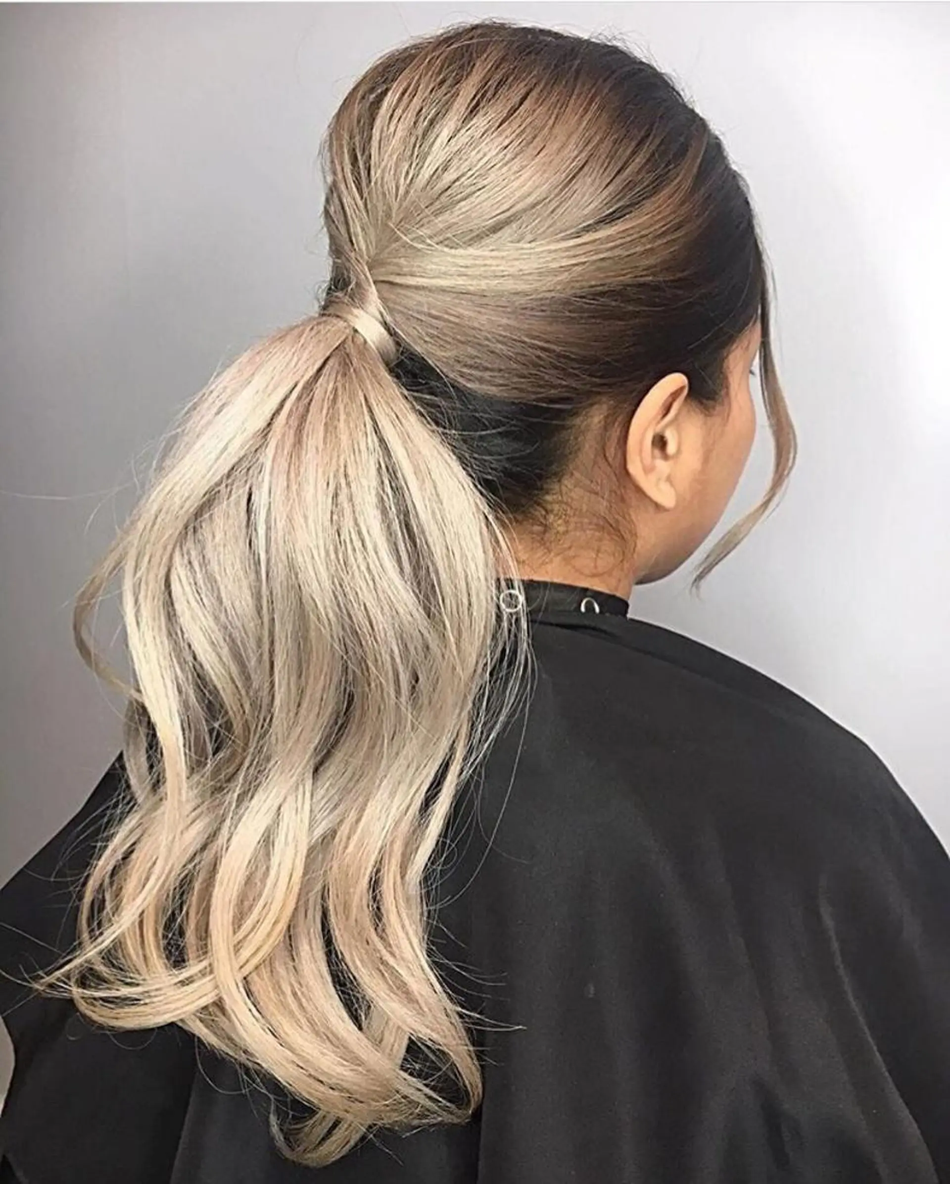 ロング カラー ヘアアレンジ レイヤーカット BLend 渋谷のヘアスタイル