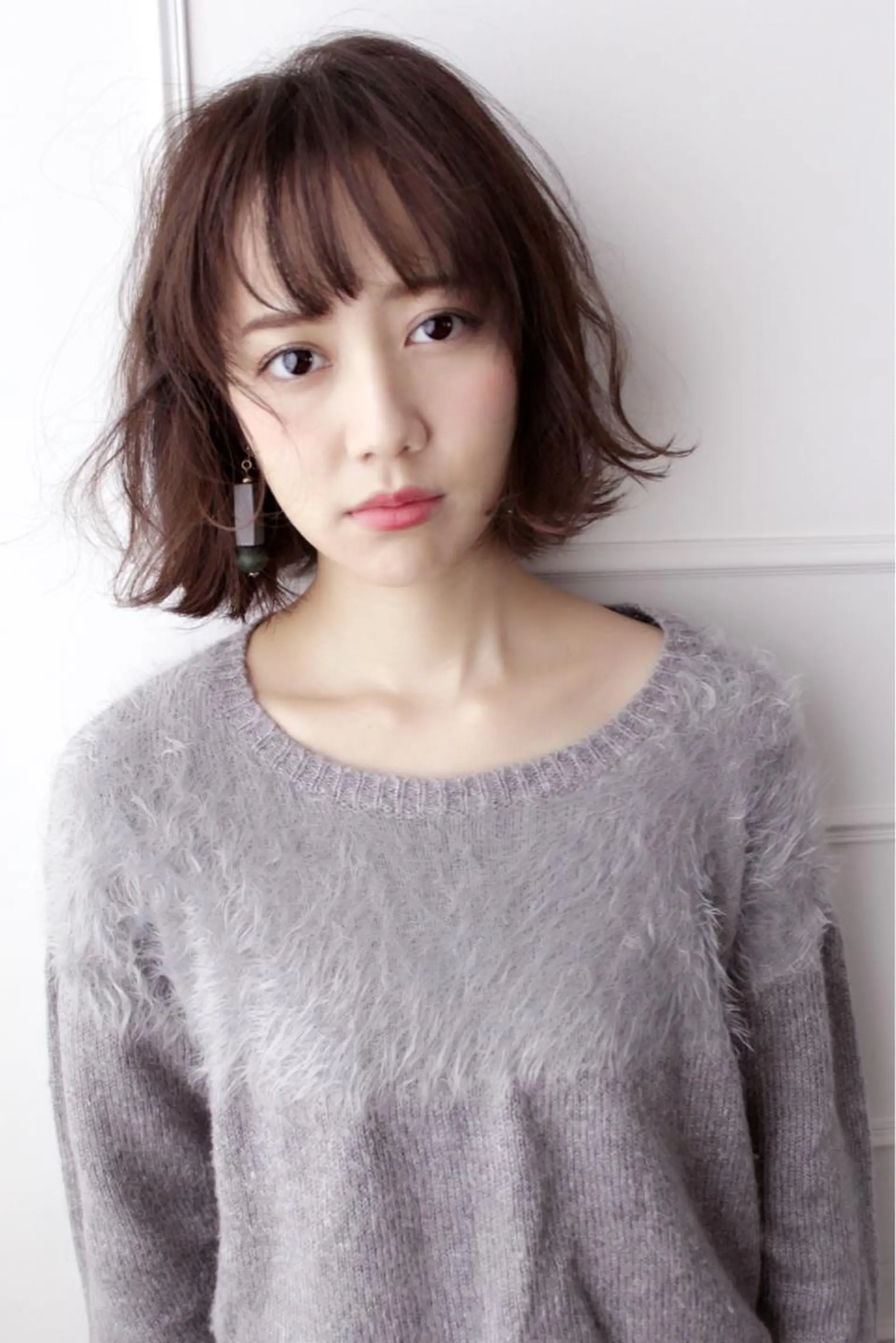 ミディアム カラー 安村 美奈のヘアスタイル