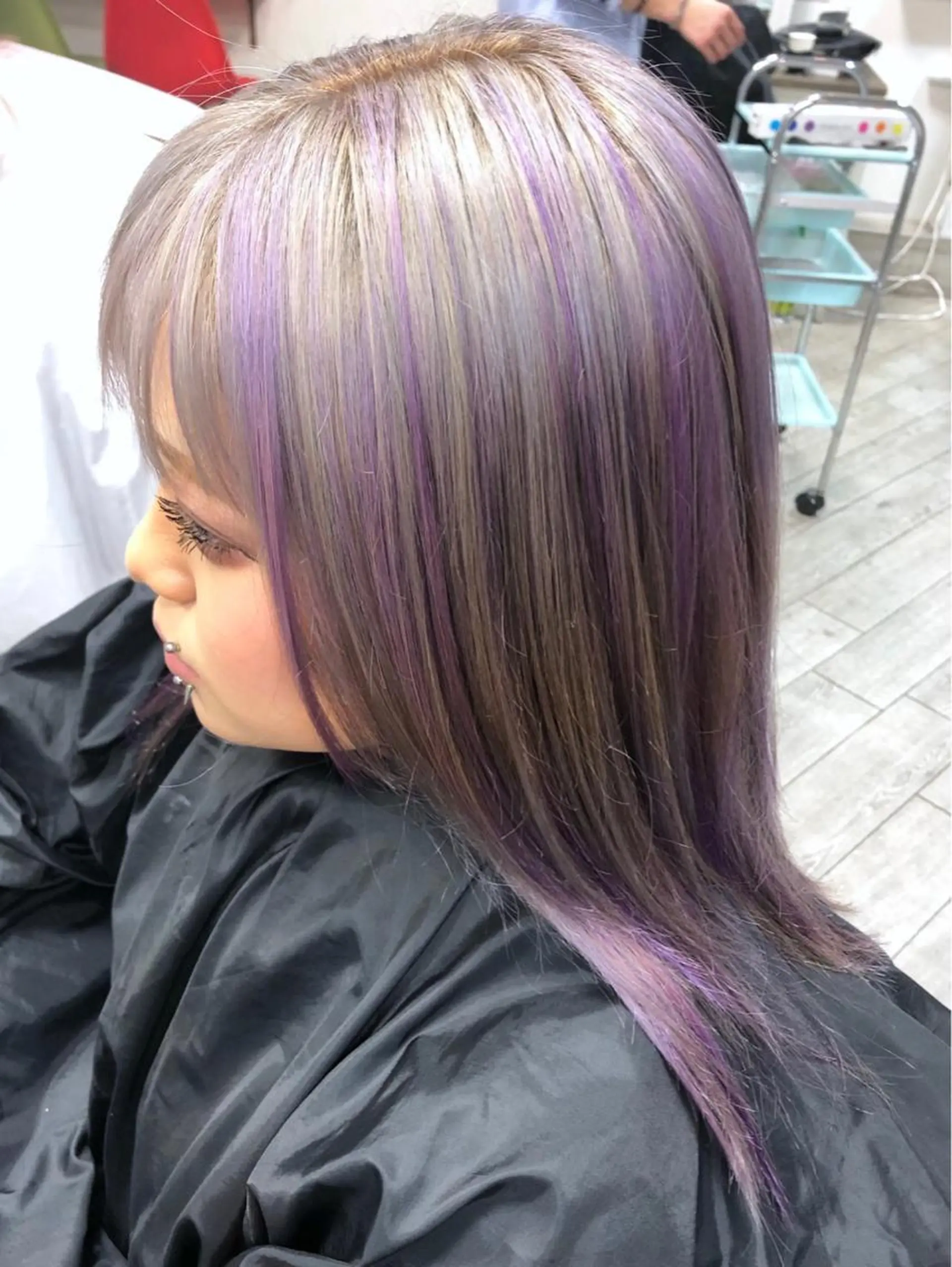 セミロング カラー 髪質改善/艶髪 やまなかのヘアスタイル