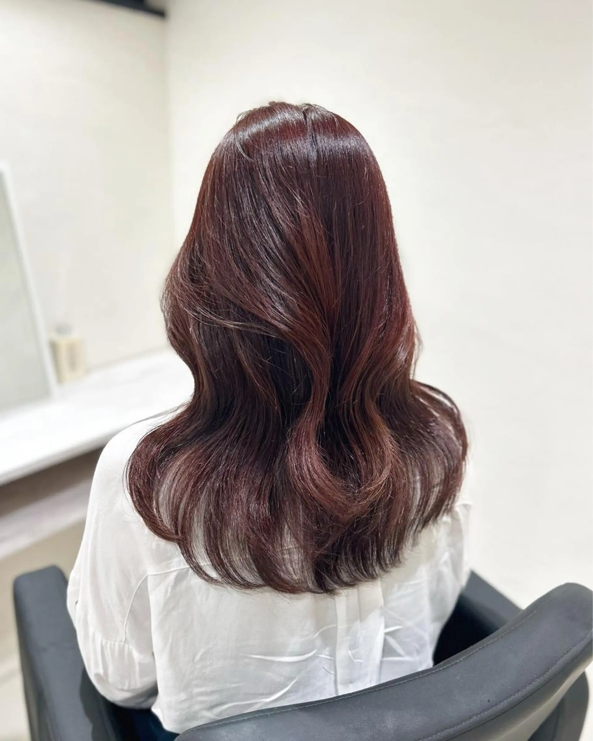 セミロング 韓国ヘア🕊村上 ののこ🕊のヘアスタイル