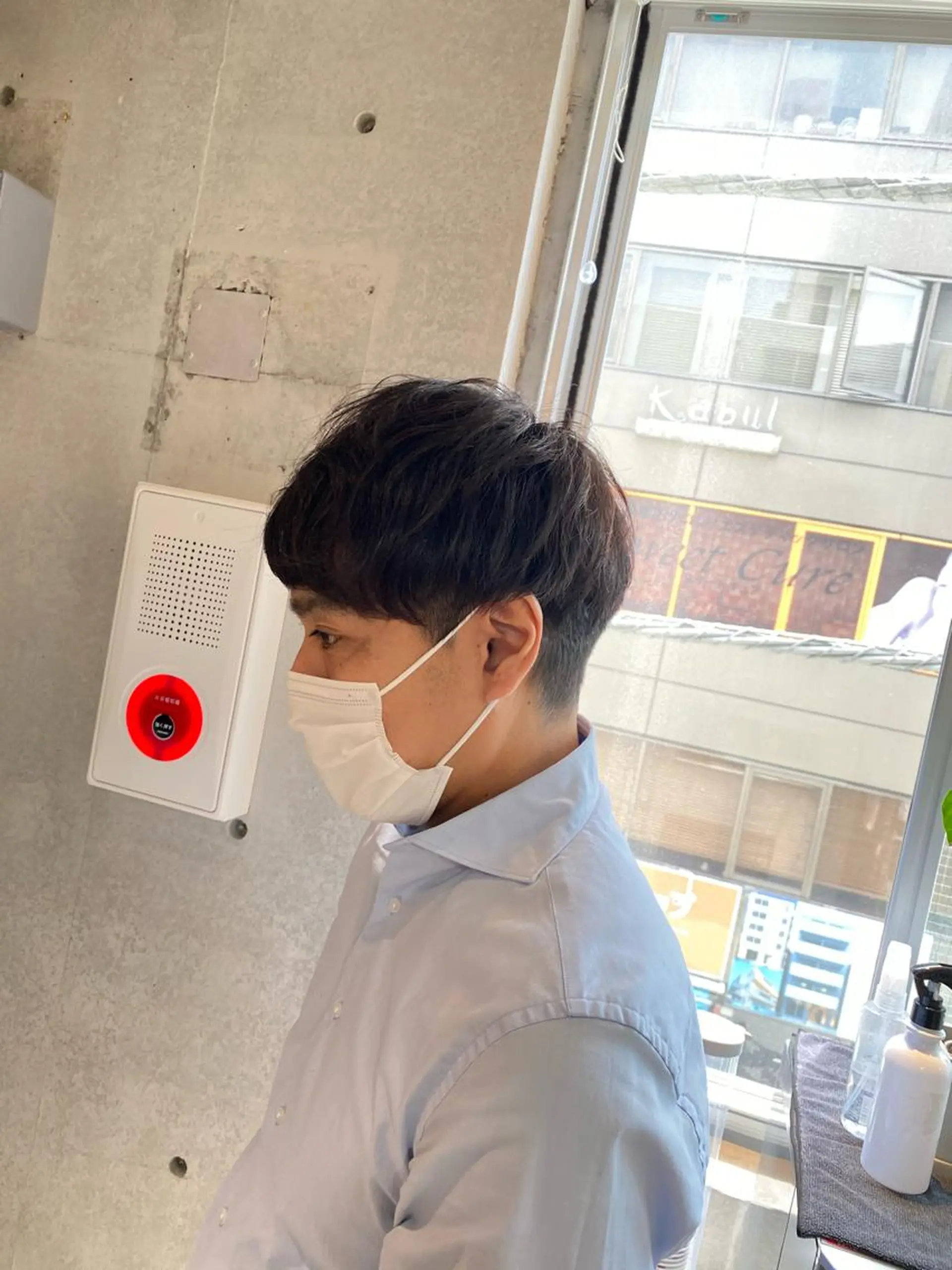 メンズ マッシュ カット パーマ 西山 恵太郎のヘアスタイル