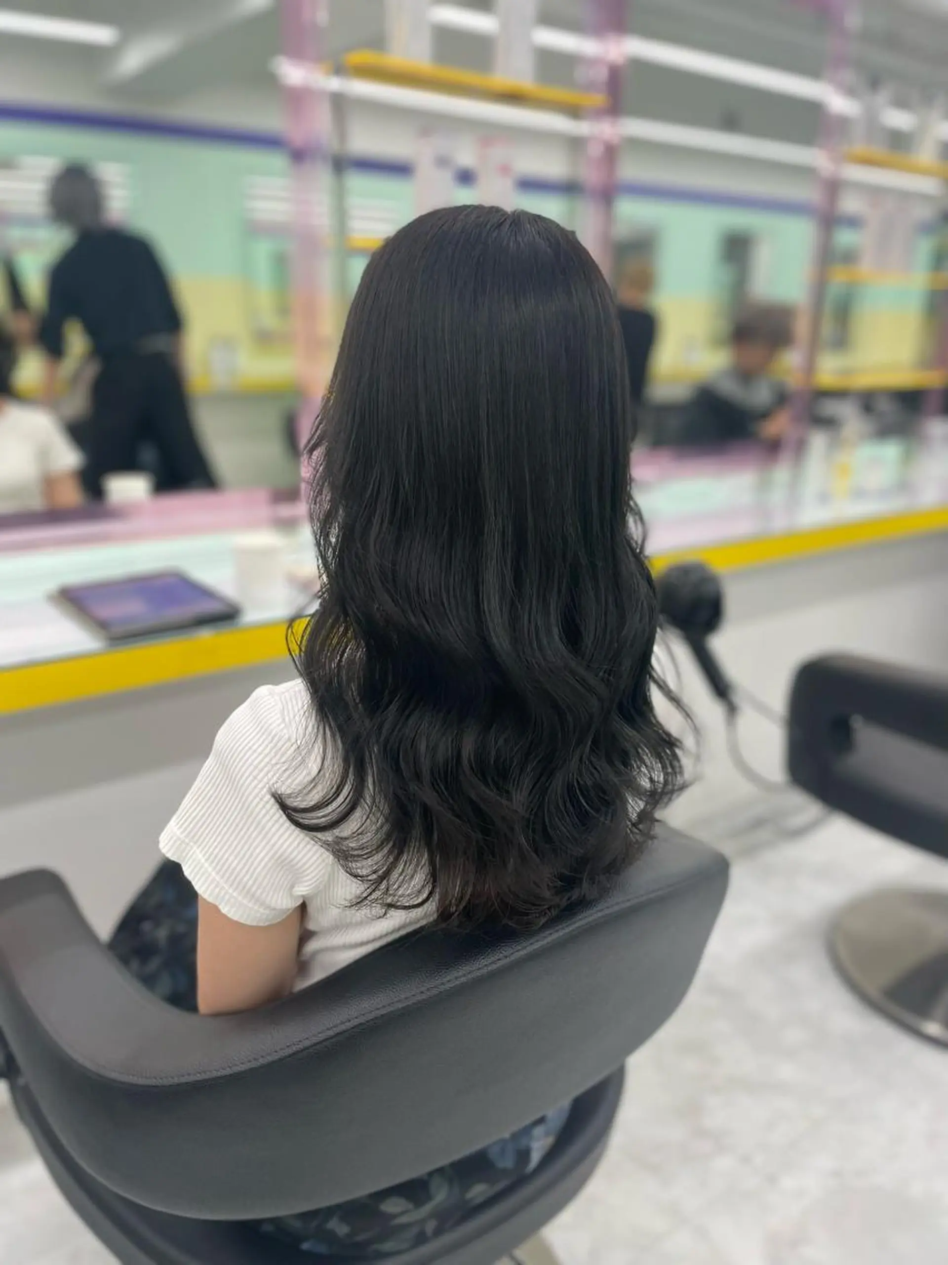 ミディアム カラー ヘアアレンジ ヘアカラー トリートメント 【透明感×レイヤー】 🍃RIKU🍃のヘアスタイル