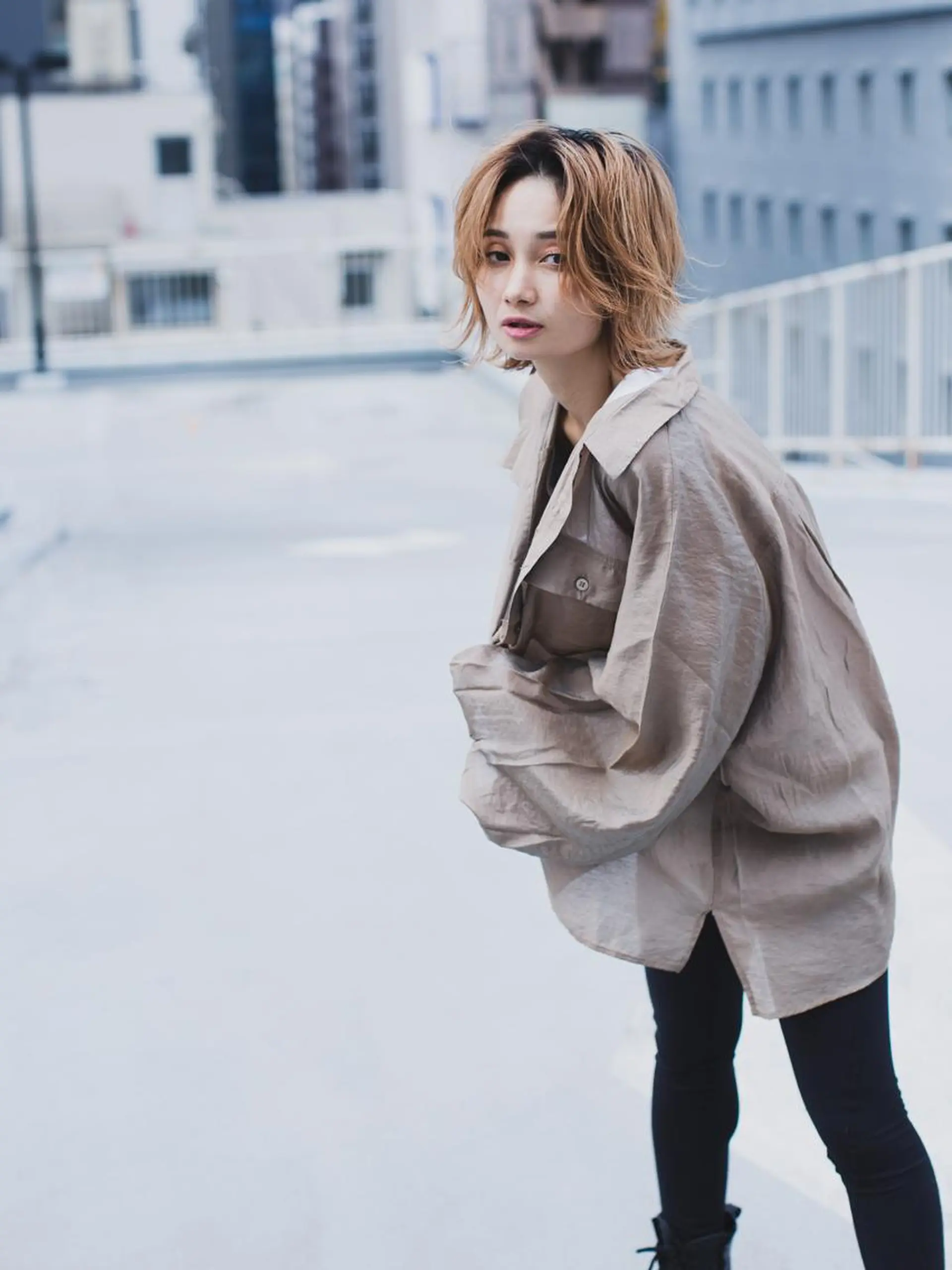 ミディアム カラー chouchou 心斎橋のヘアスタイル