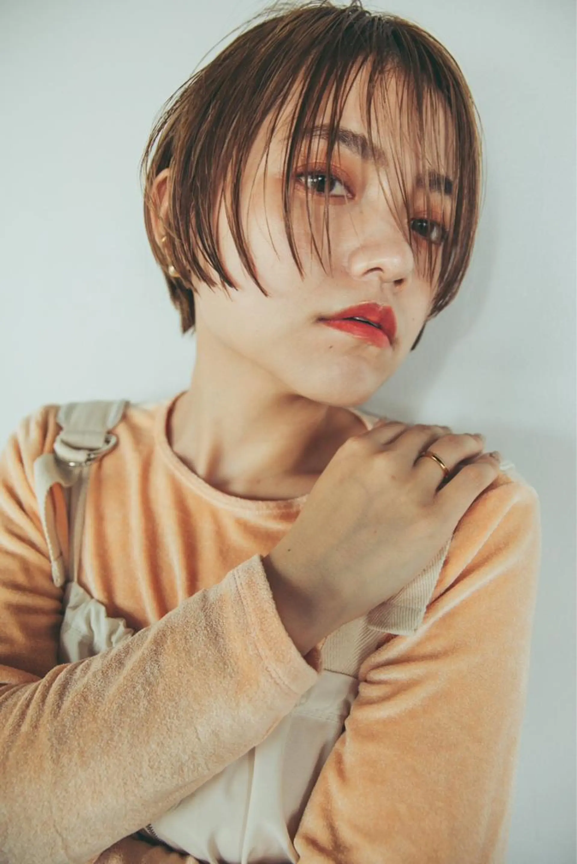 ショート ショートボブ ボブ ショートヘア ヘアカラー clan五反田所属・髪質改善、縮毛矯正 店長浅野太郎のヘアスタイル