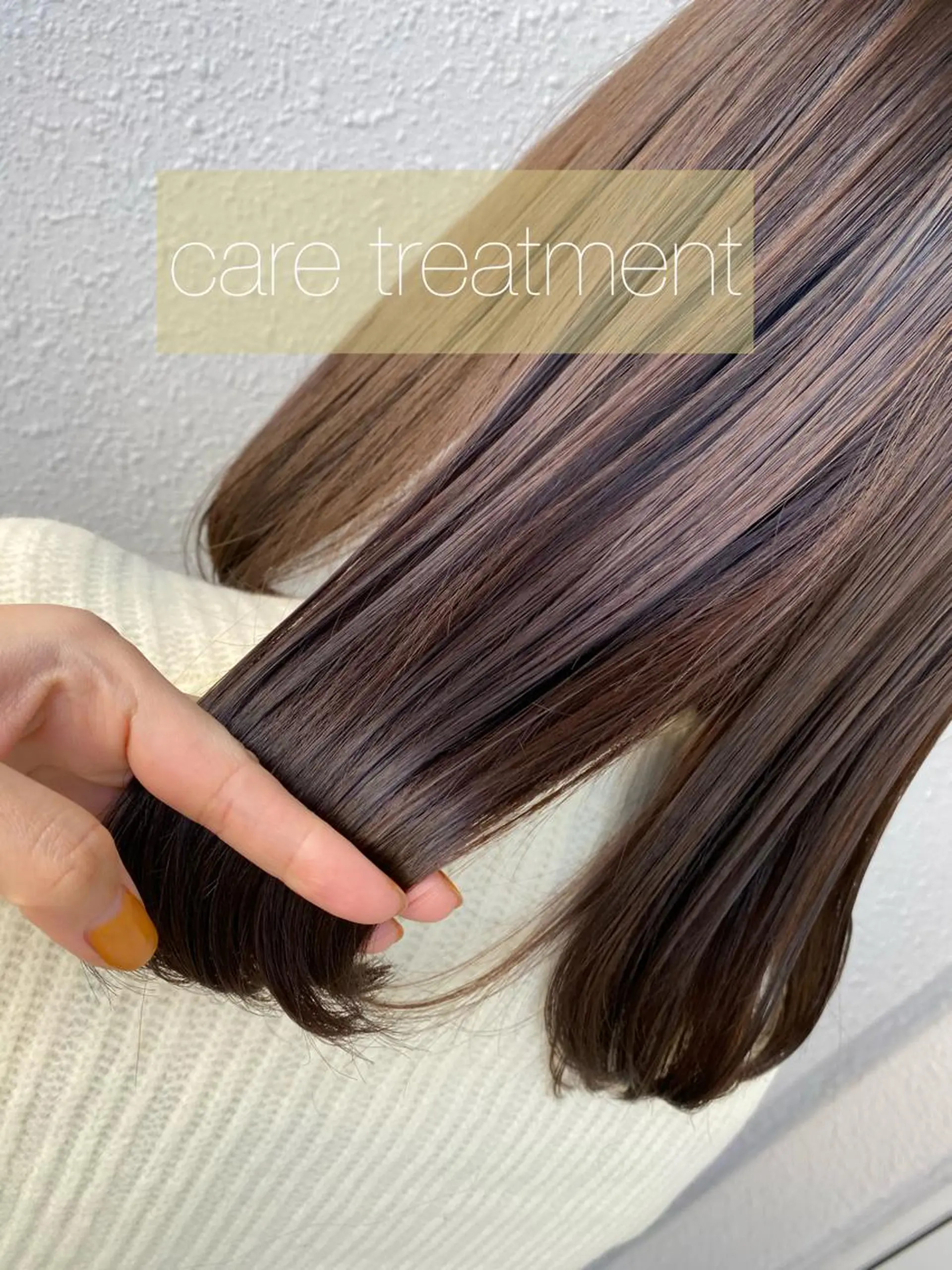 セミロング カラー 後藤紗英/髪質改善 /オリーブベージュのヘアスタイル