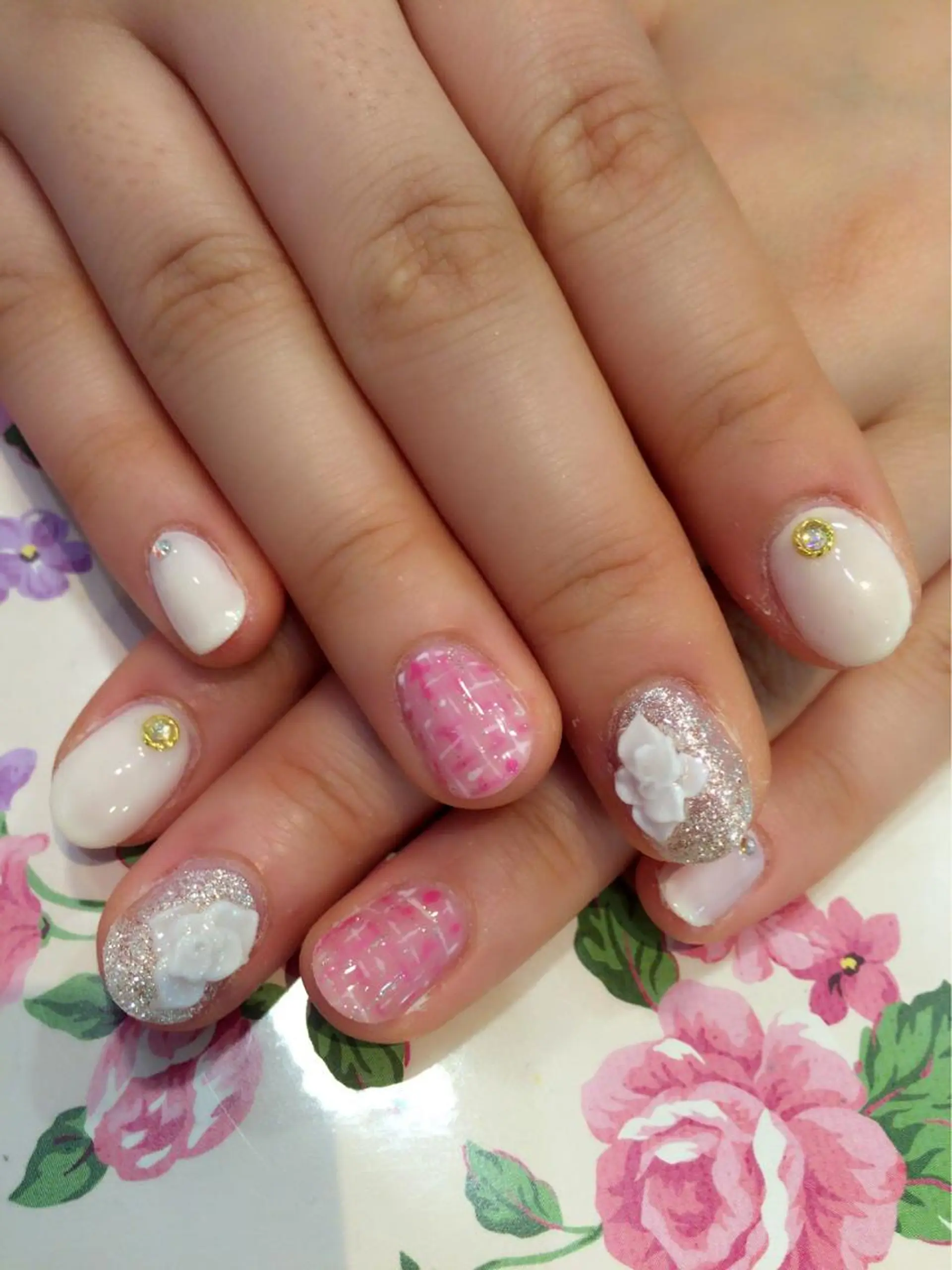 ネイル アートネイル 成人式 Sympa 𝓜iwako🐰ᩚのネイルデザイン