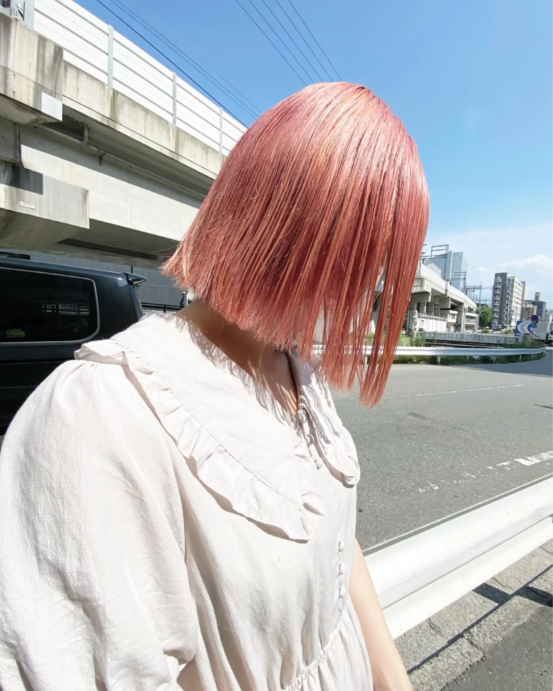 ショート ケアカラー ヘアカラー Musiiik hairのヘアスタイル