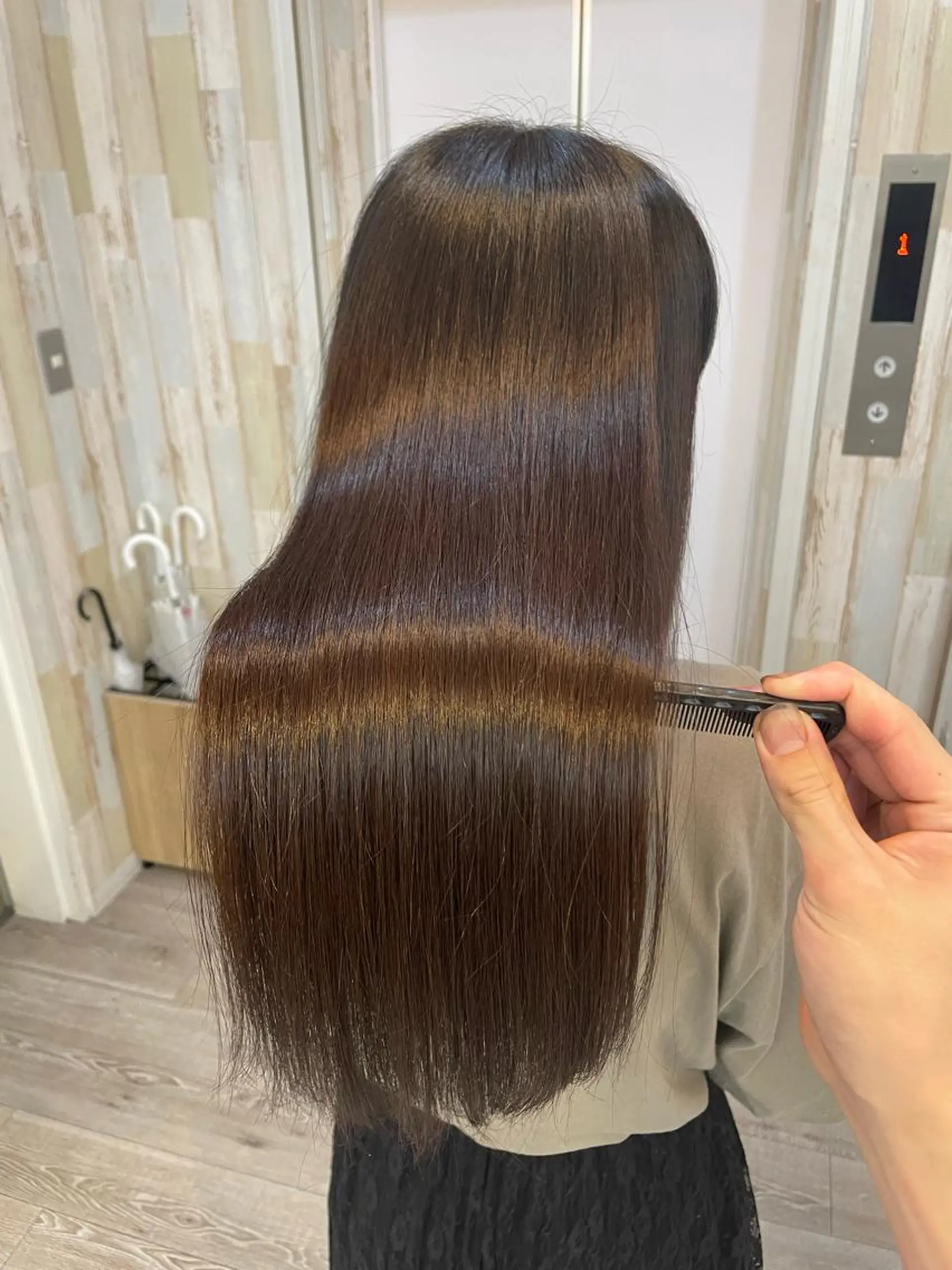 ロング カラー 髪質改善 トリートメント HIKARU副店長/ ✨️髪質改善のヘアスタイル