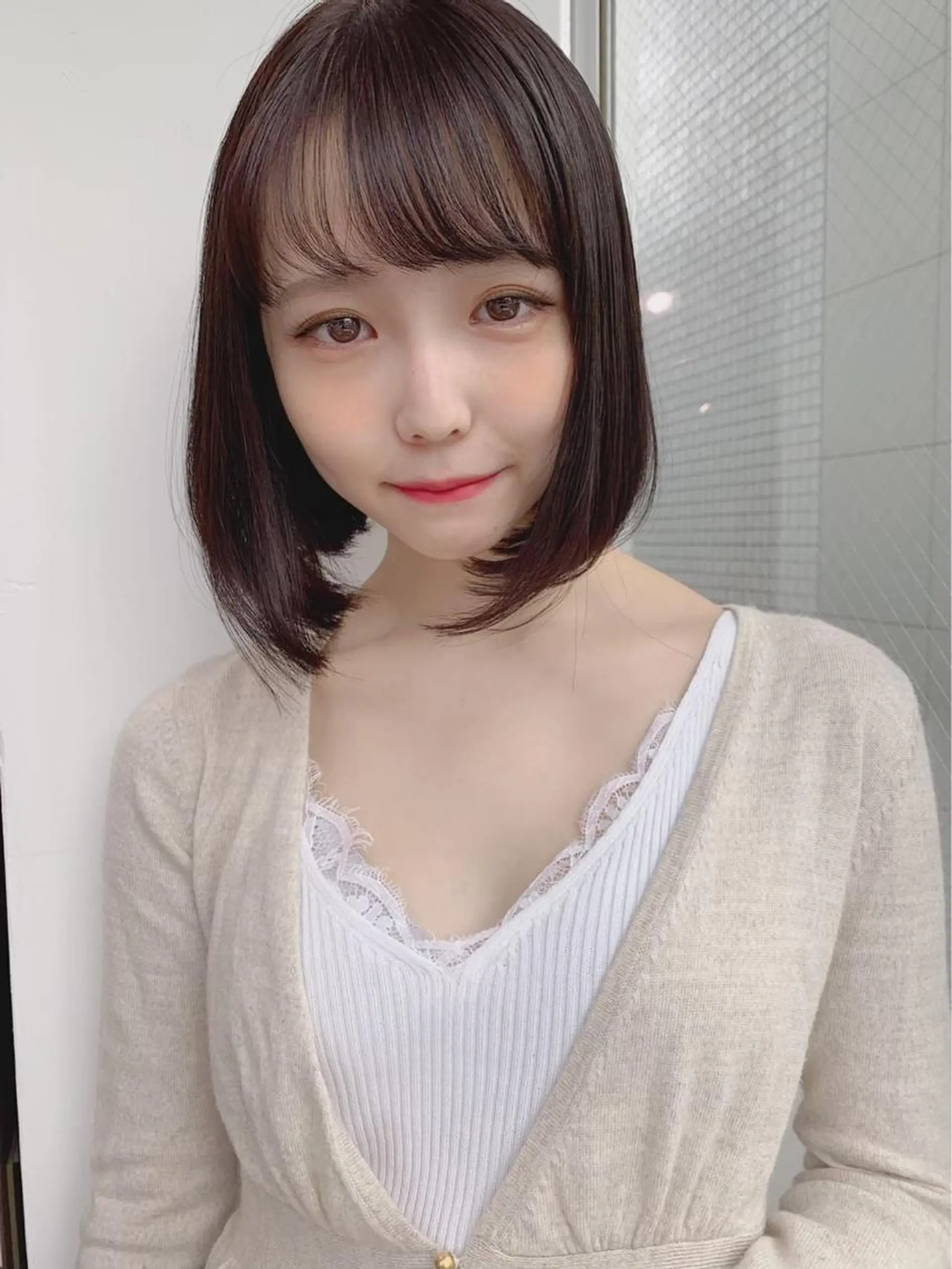 ミディアム カラー 大人っぽ♡上品な暖色 ♡ブリーチなし♡のヘアスタイル