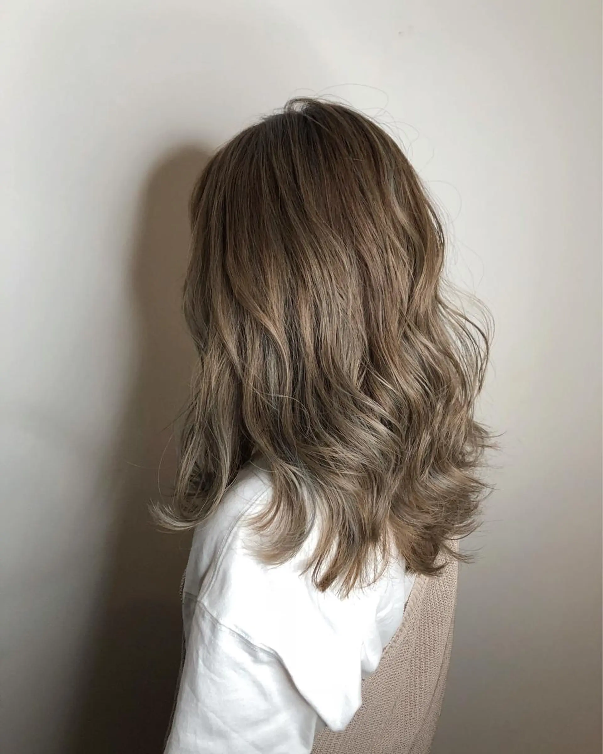 セミロング カラー ヘアアレンジ 髪質改善 MAKIのヘアスタイル