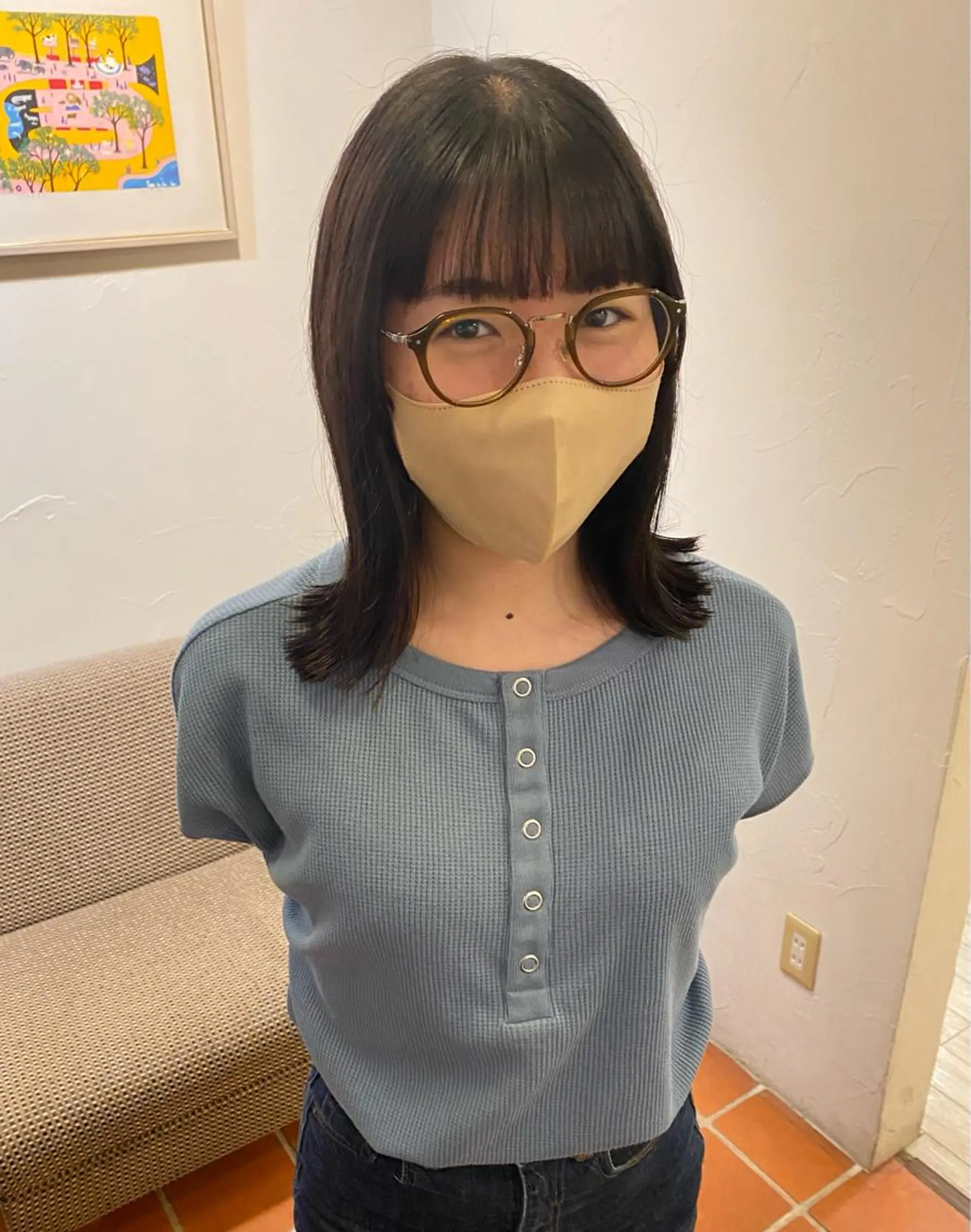 ミディアム カット 🌿‬Hanon 藤井よし乃🌿‬のヘアスタイル