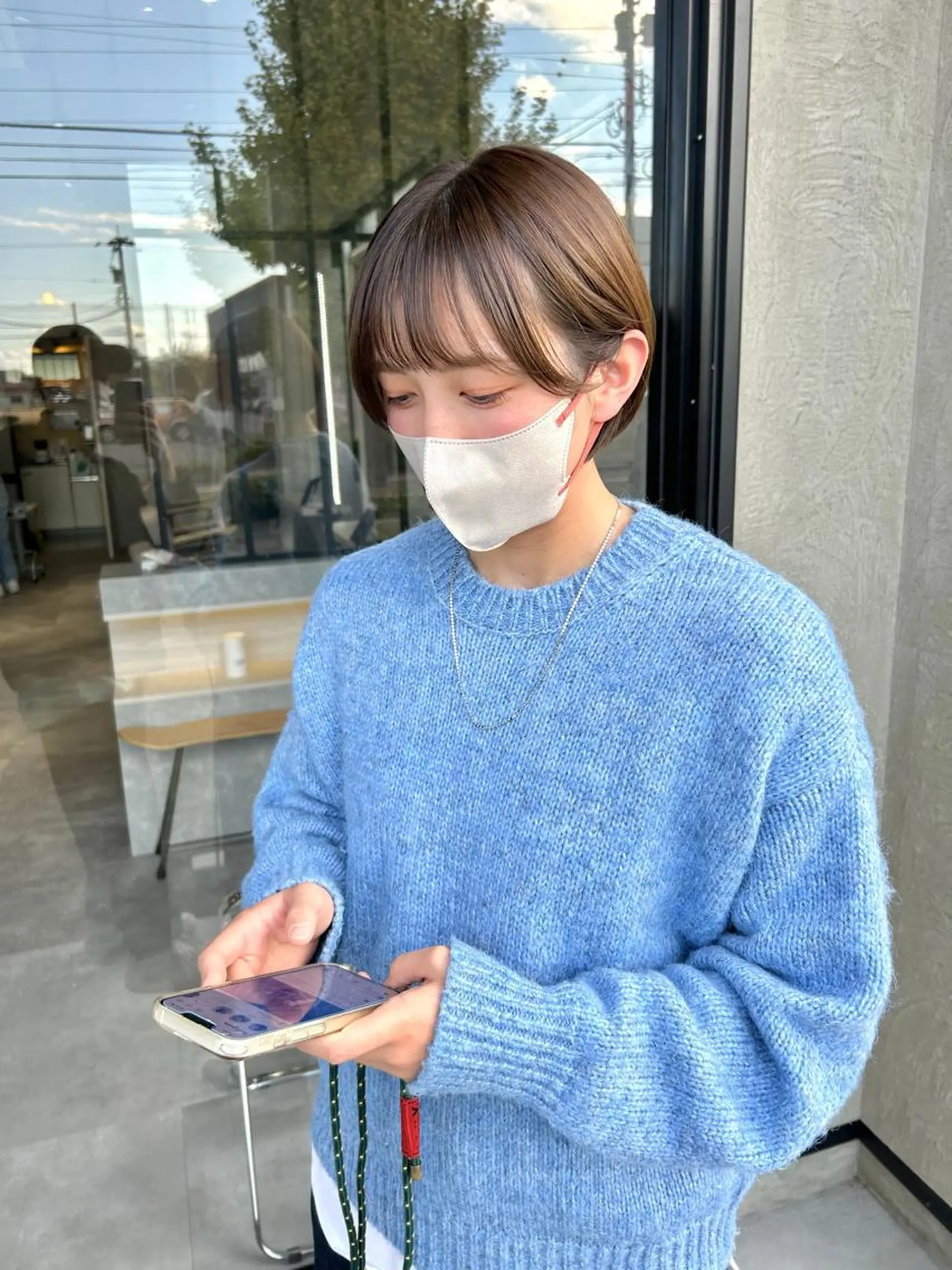 ショート カラー カット 一ノ瀬 暁のヘアスタイル