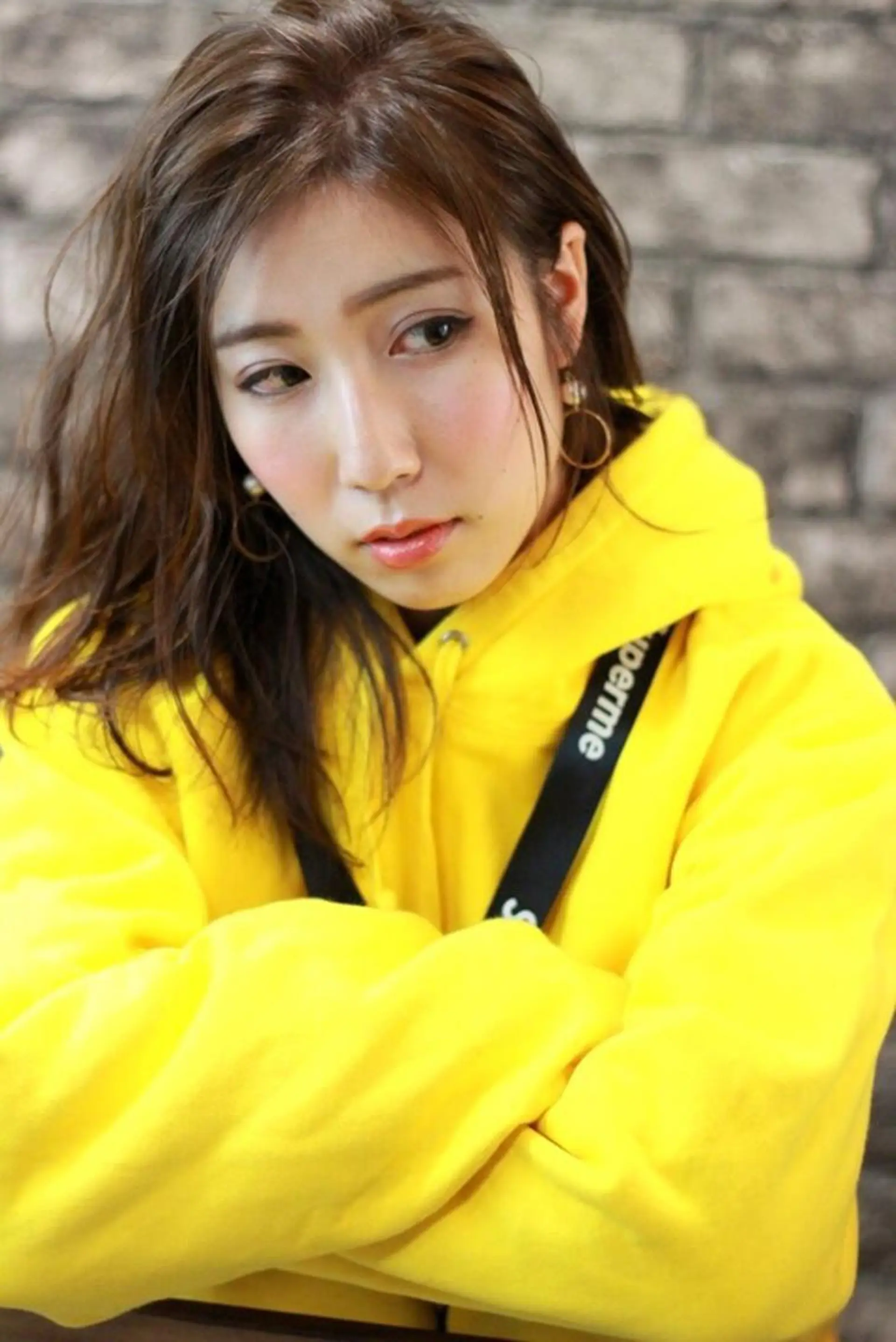 セミロング カラー パーマ アディクシーカラー 柴田 陽平のヘアスタイル