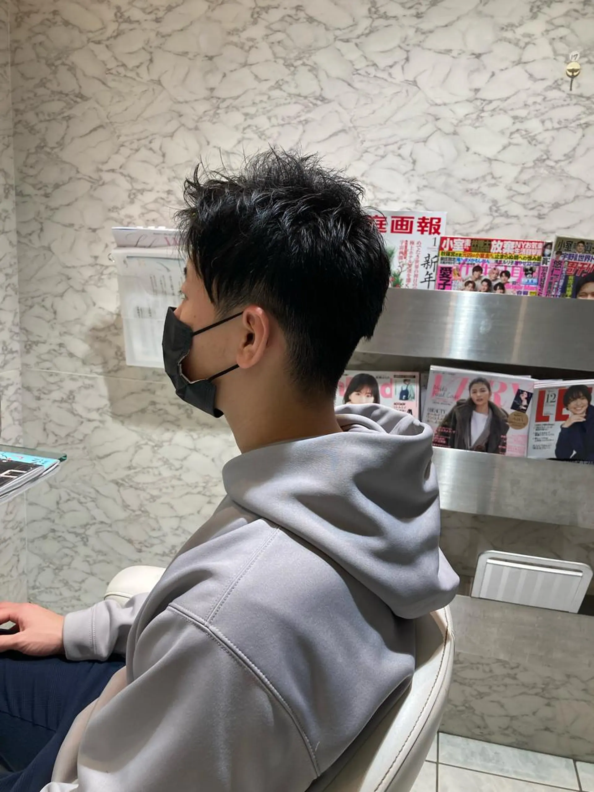 ショート メンズ 畔上 尚也のヘアスタイル