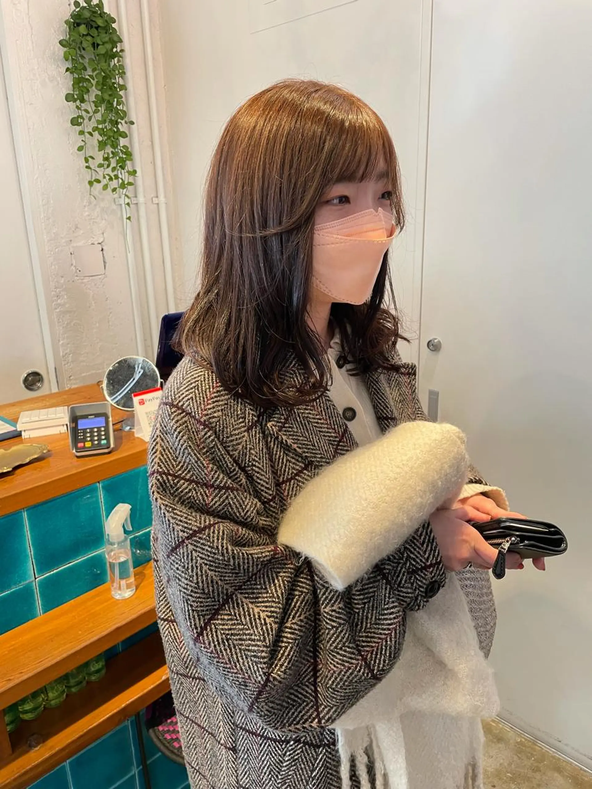 ミディアム カラー ベージュカラー カット ヘアカラー トリートメント MIOベージュカラー 柔らかいカラーのヘアスタイル