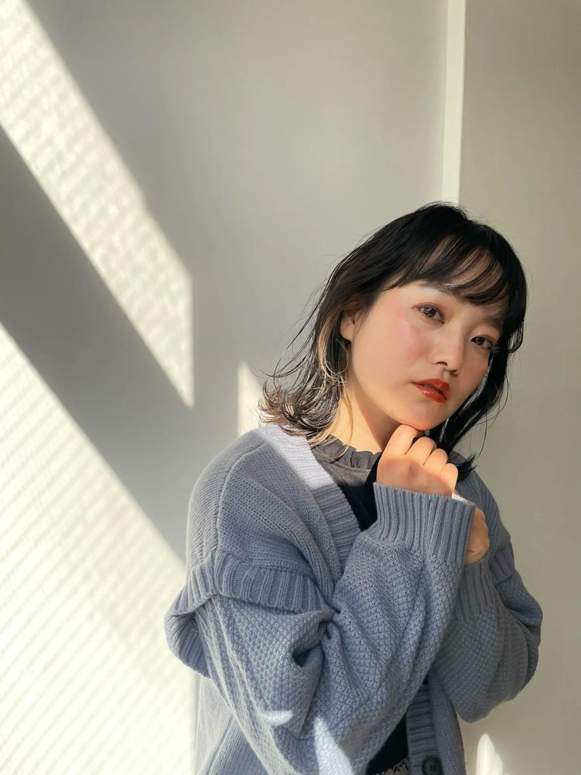 ミディアム 齋藤 巧のヘアスタイル