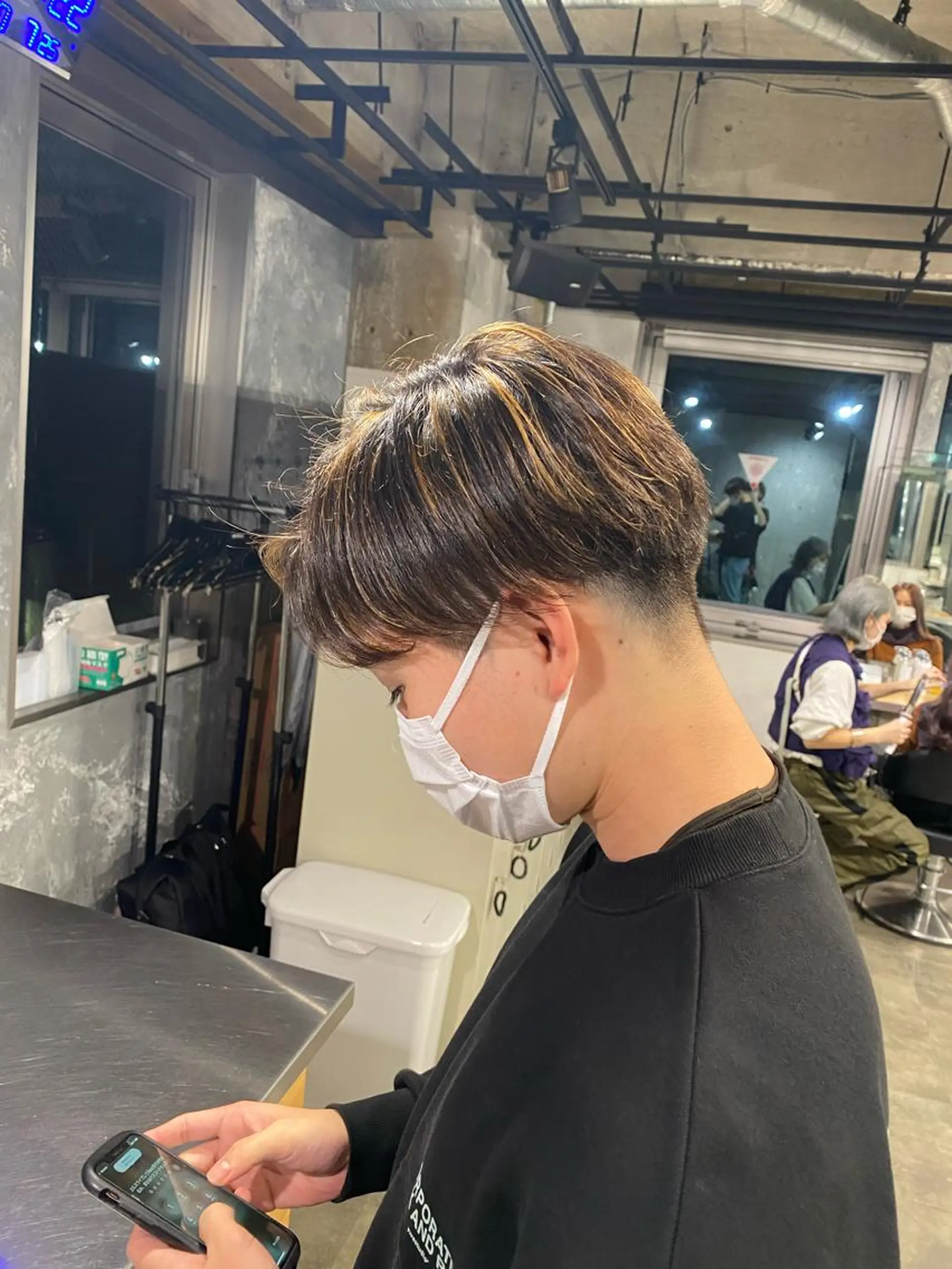 ショート パーマ メンズ 🟦ニュアンス/メン ズパーマ横浜🟦のヘアスタイル