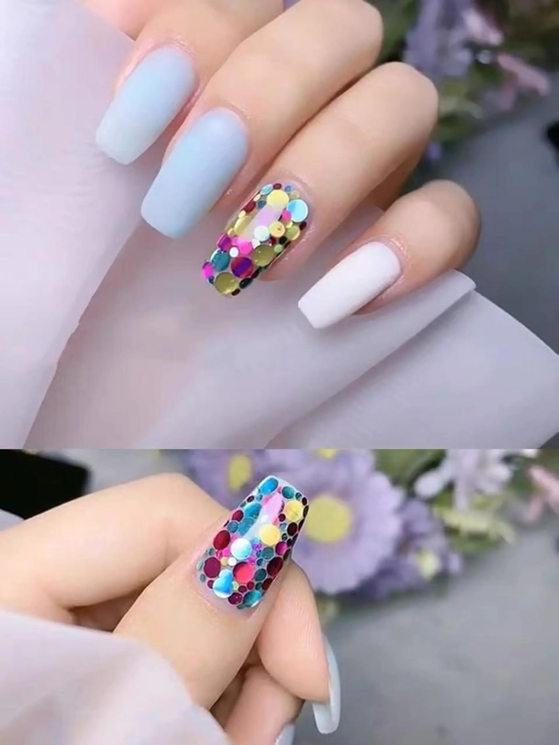 ネイル 🦋ネイルサロン ブラン🌈ゆりのネイルデザイン