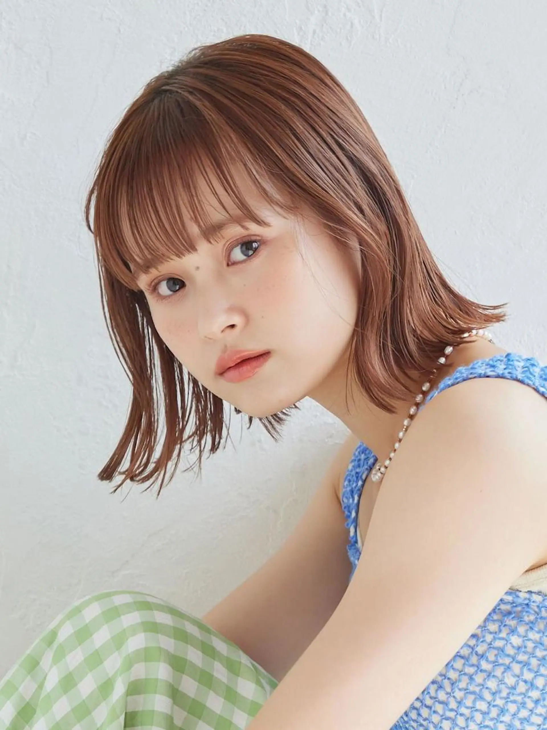 ミディアム カラー sugino katsuyaのヘアスタイル