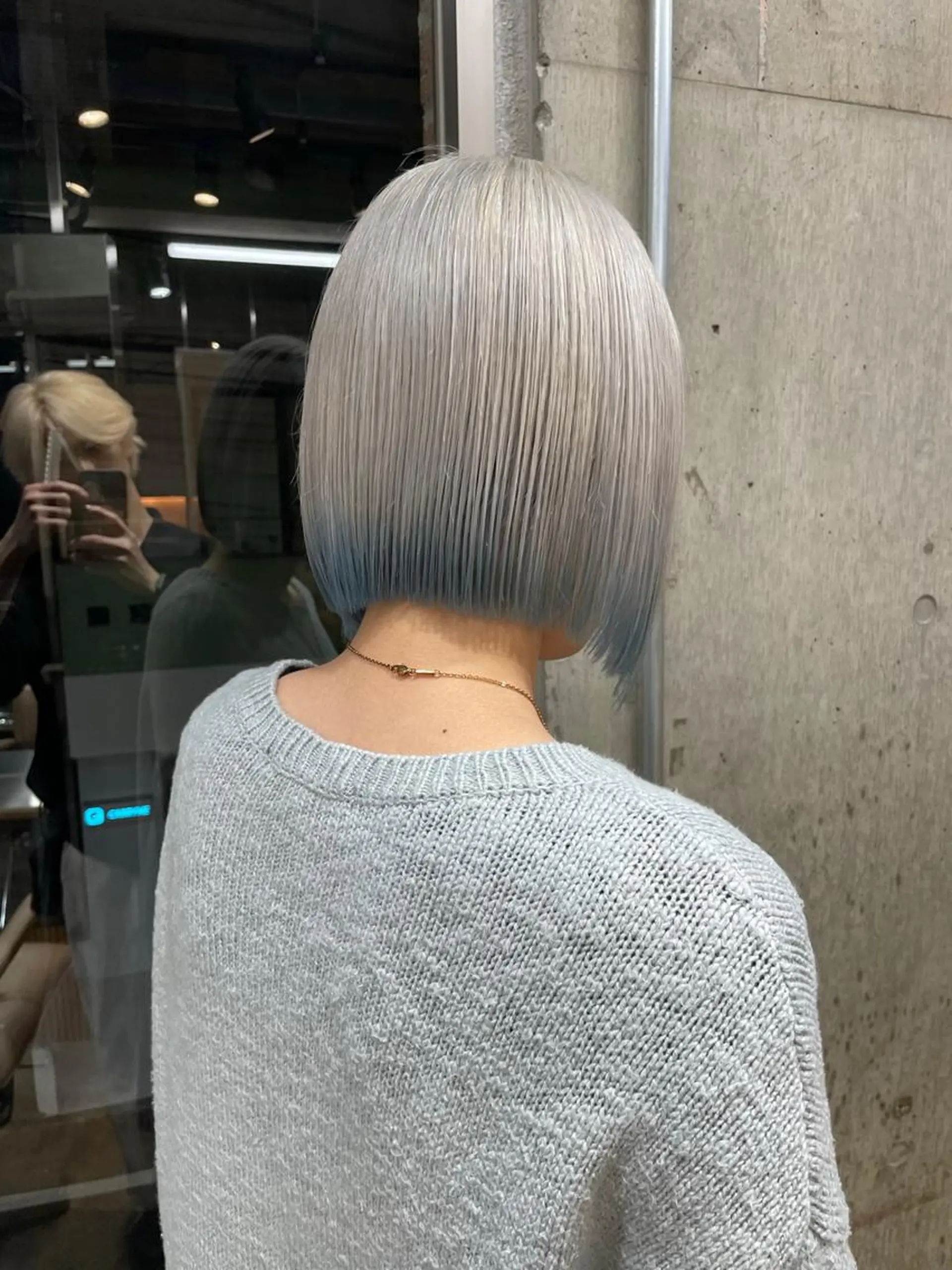 カラー ヘアカラー ⭐ハイトーンブリーチ ミルクティーピンクのヘアスタイル