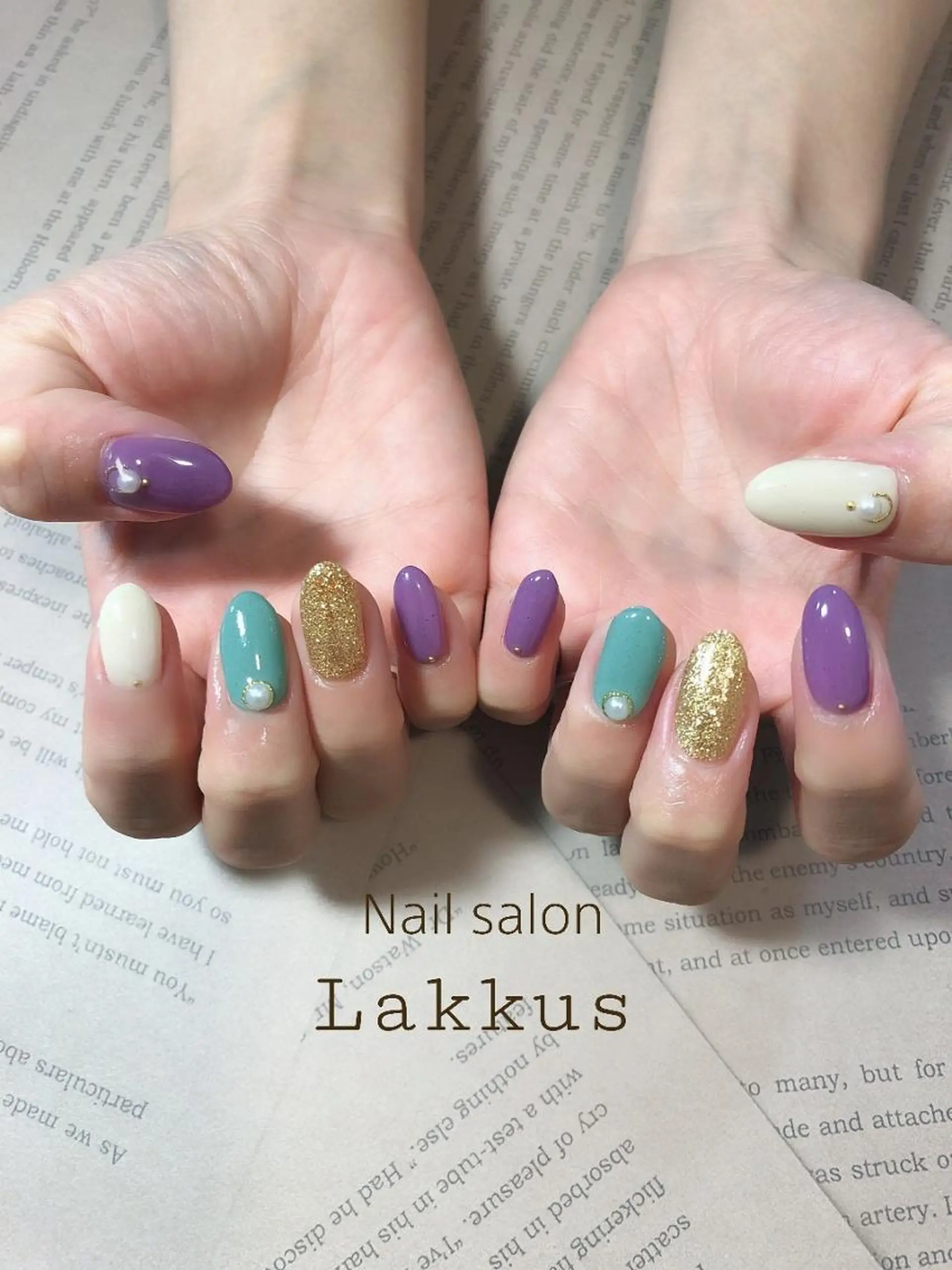 ネイル ハンドネイル Lakkus T－Mのネイルデザイン