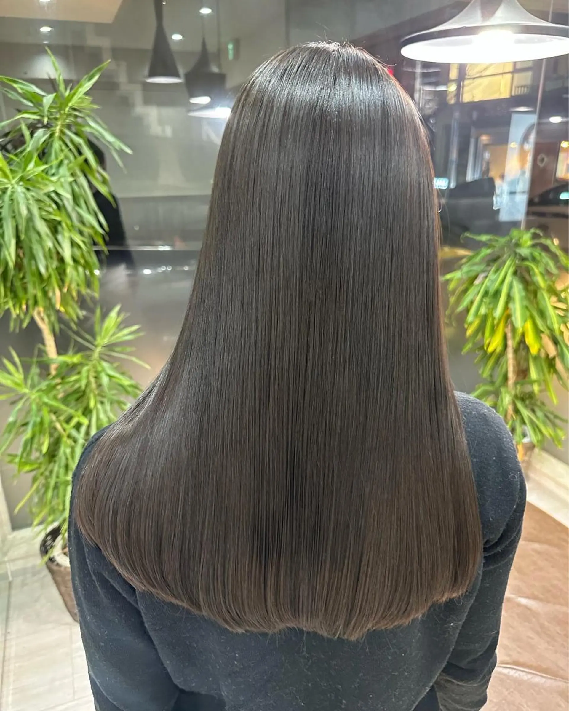 ロング 大野 仁のヘアスタイル