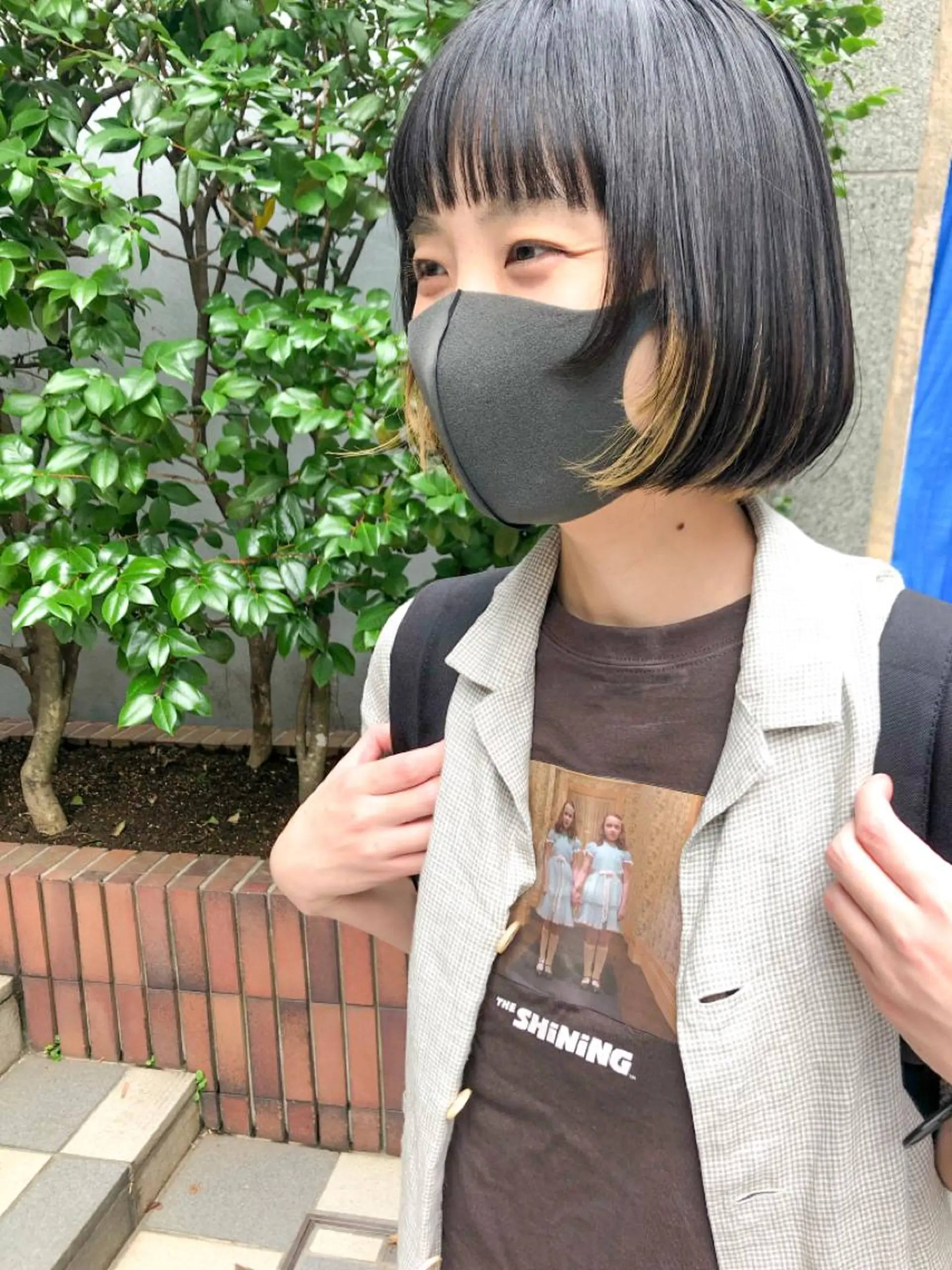 ショート カラー 長井 美佳のヘアスタイル