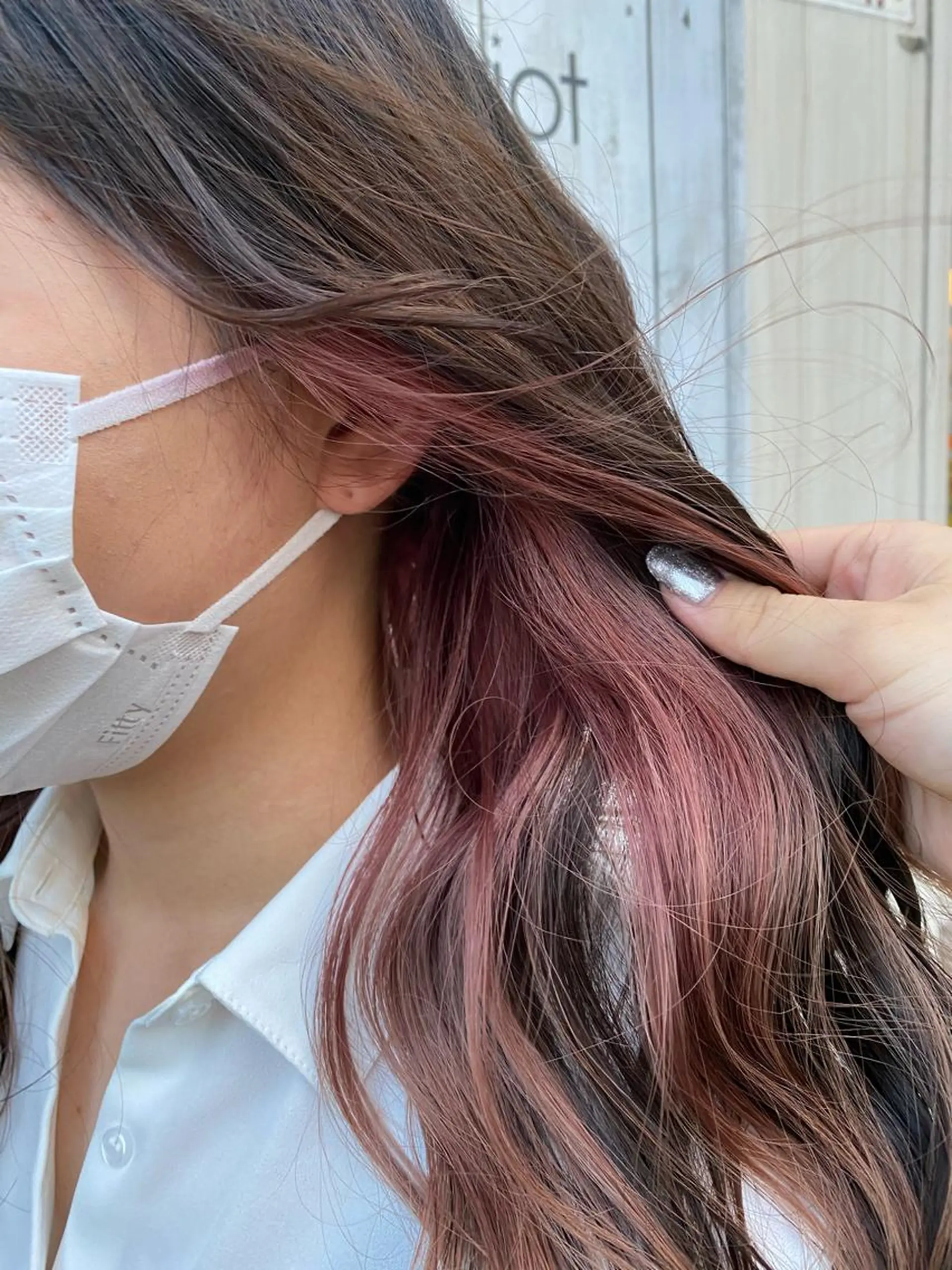 セミロング カラー Sia中野新橋　店長 田中　優莉乃のヘアスタイル