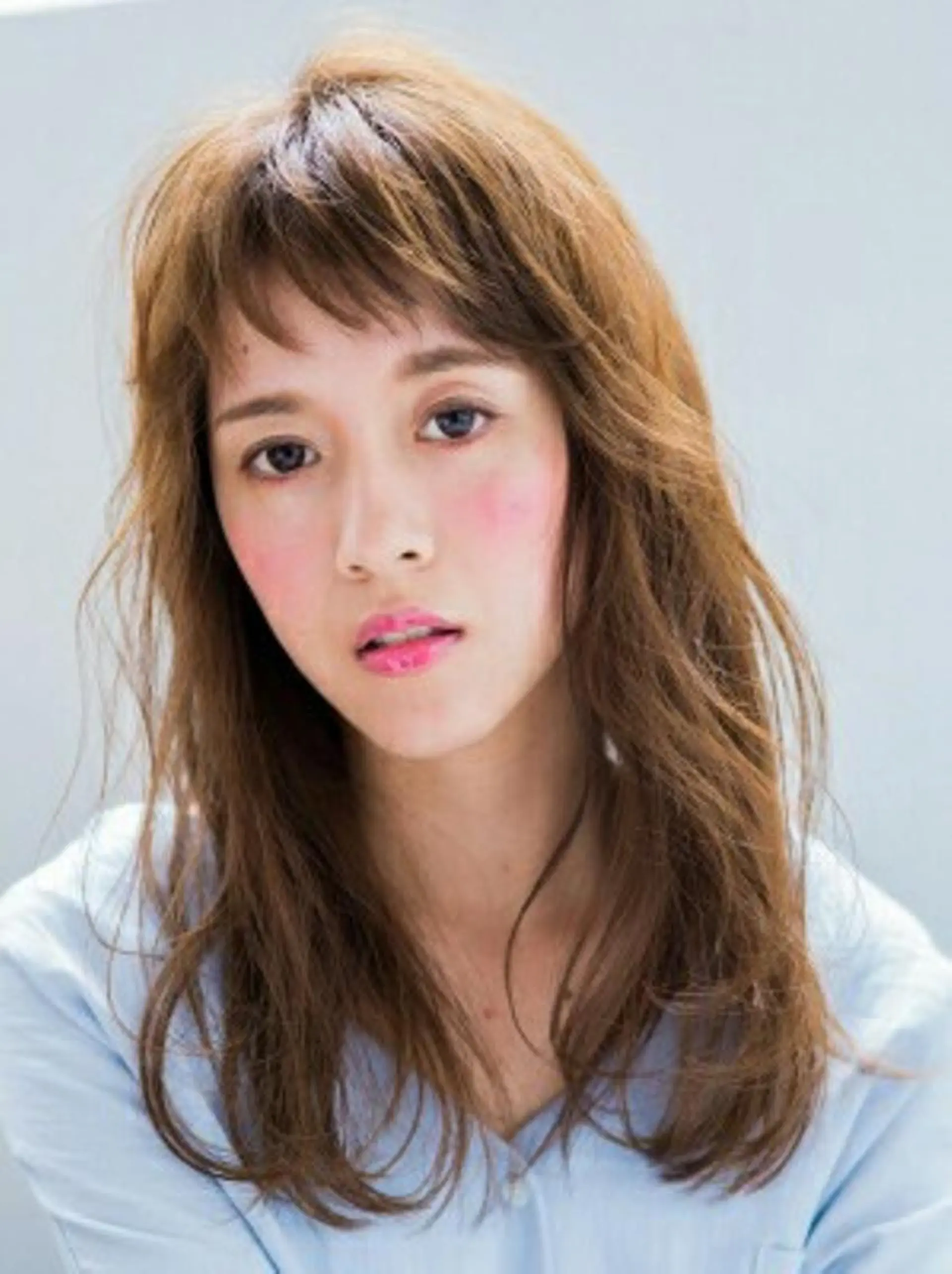 ミディアム セミロング カラー パーマ 髪質改善サロン✨OR ANGE⭐️STARのヘアスタイル