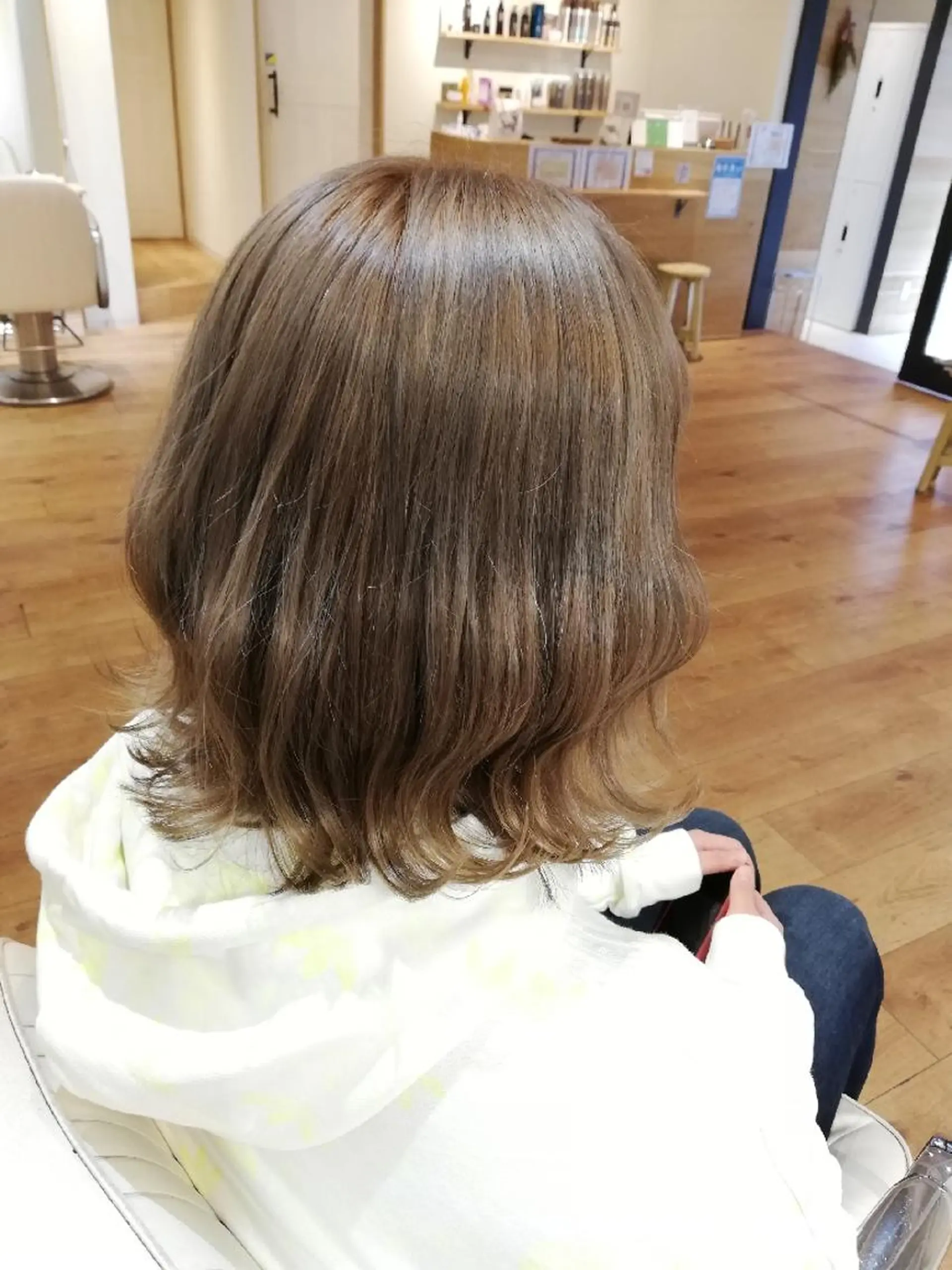 カラー 透明感カラー ダブルカラー NEWI京橋 *satokoのヘアスタイル