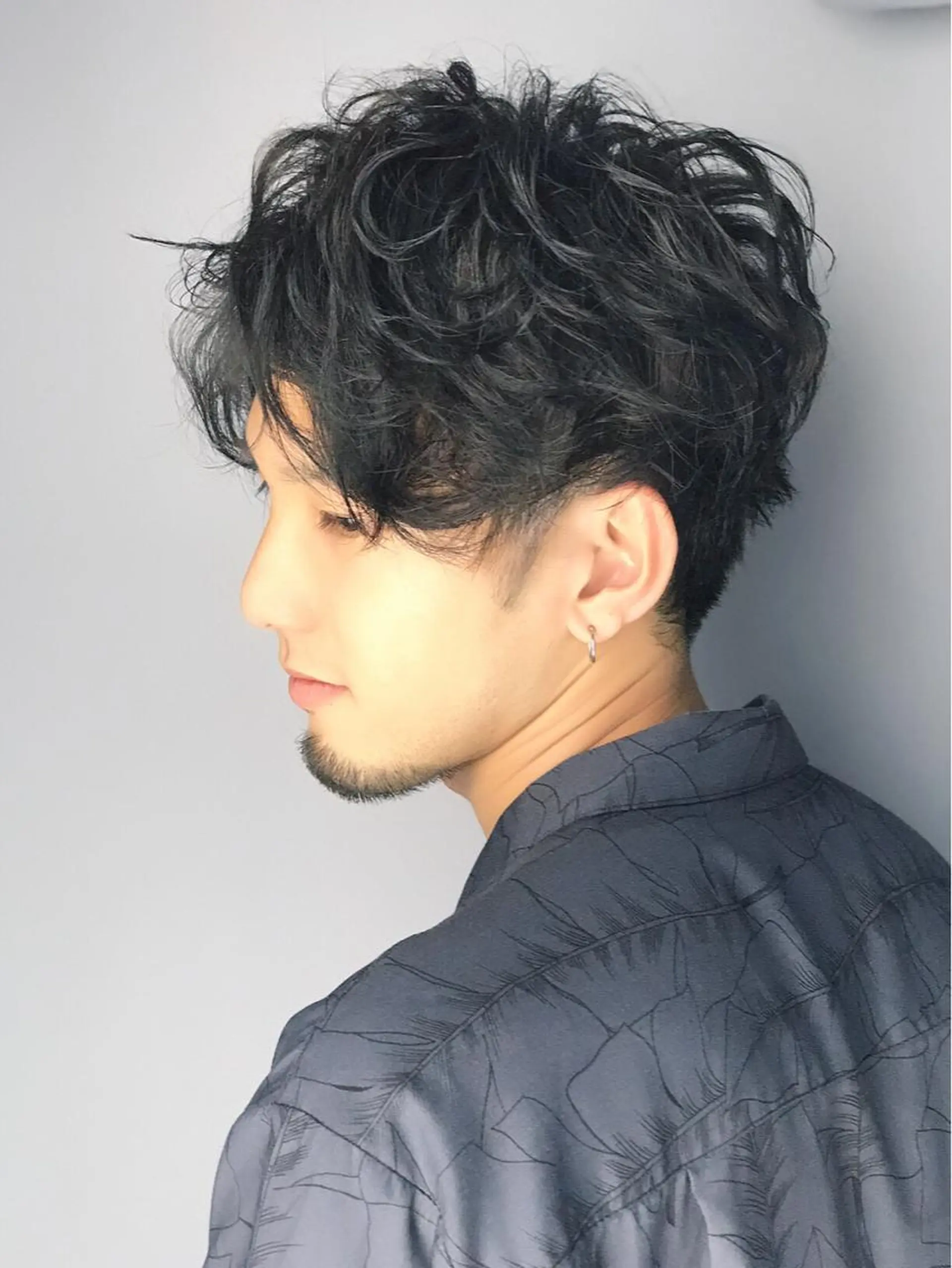 ショート カラー パーマ メンズ fhami 店長 髪質改善　DAITOのヘアスタイル