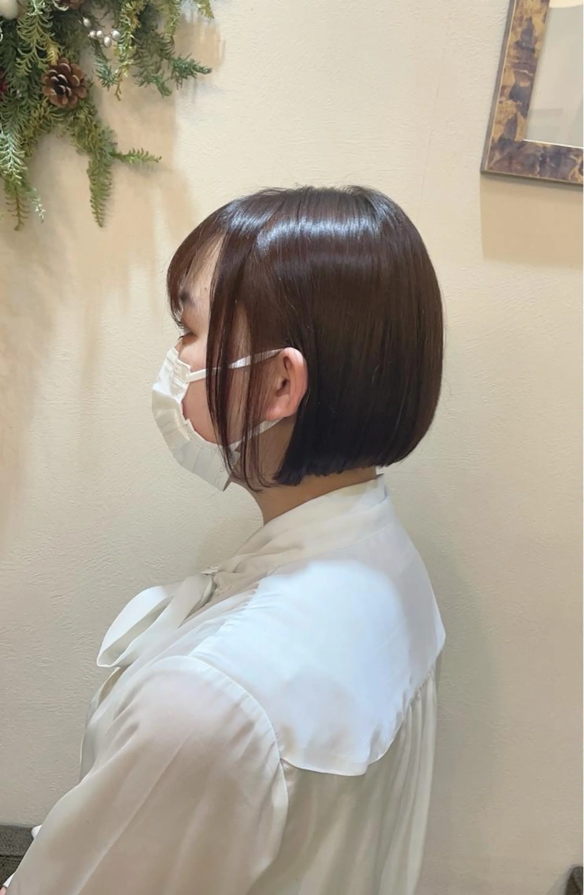 ショート カラー ボブ 学生 カット ヘアカラー 吉田 未来のヘアスタイル