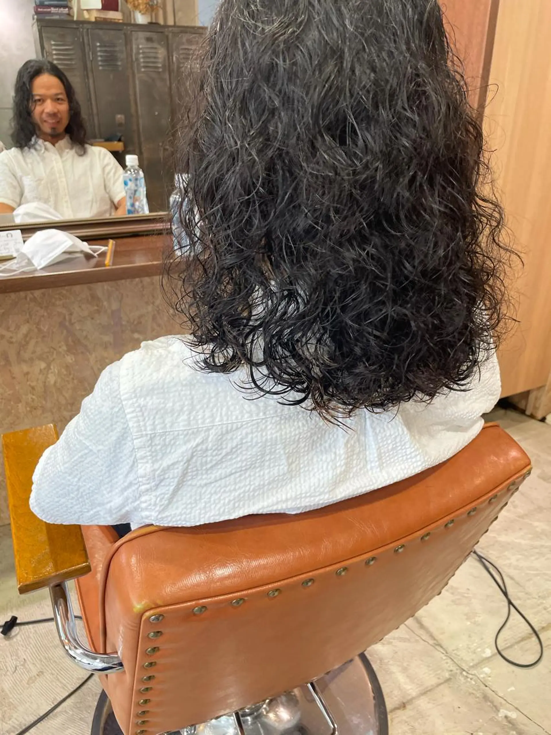 セミロング セミロングパーマ カット パーマ トリートメント さの あやねのヘアスタイル