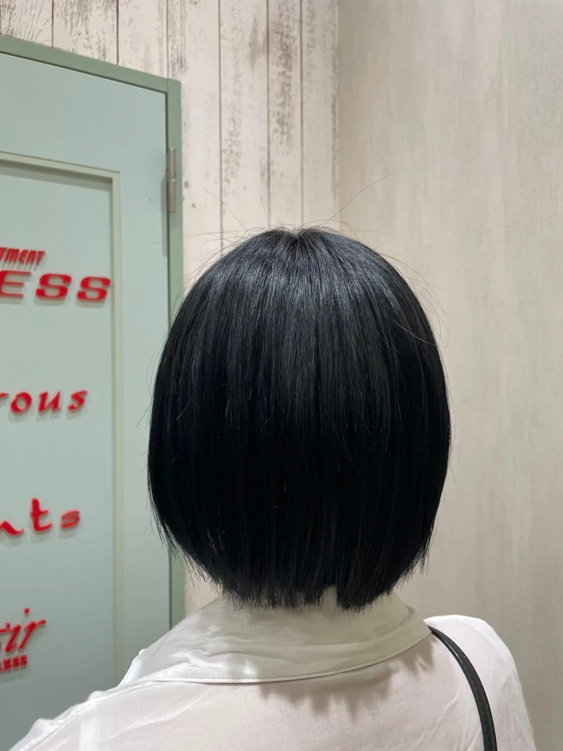 ショート ボブ 韓国風ヘア ヘアカラー トリートメント 💐透明感カラー💐 おかじま まりか💐のヘアスタイル