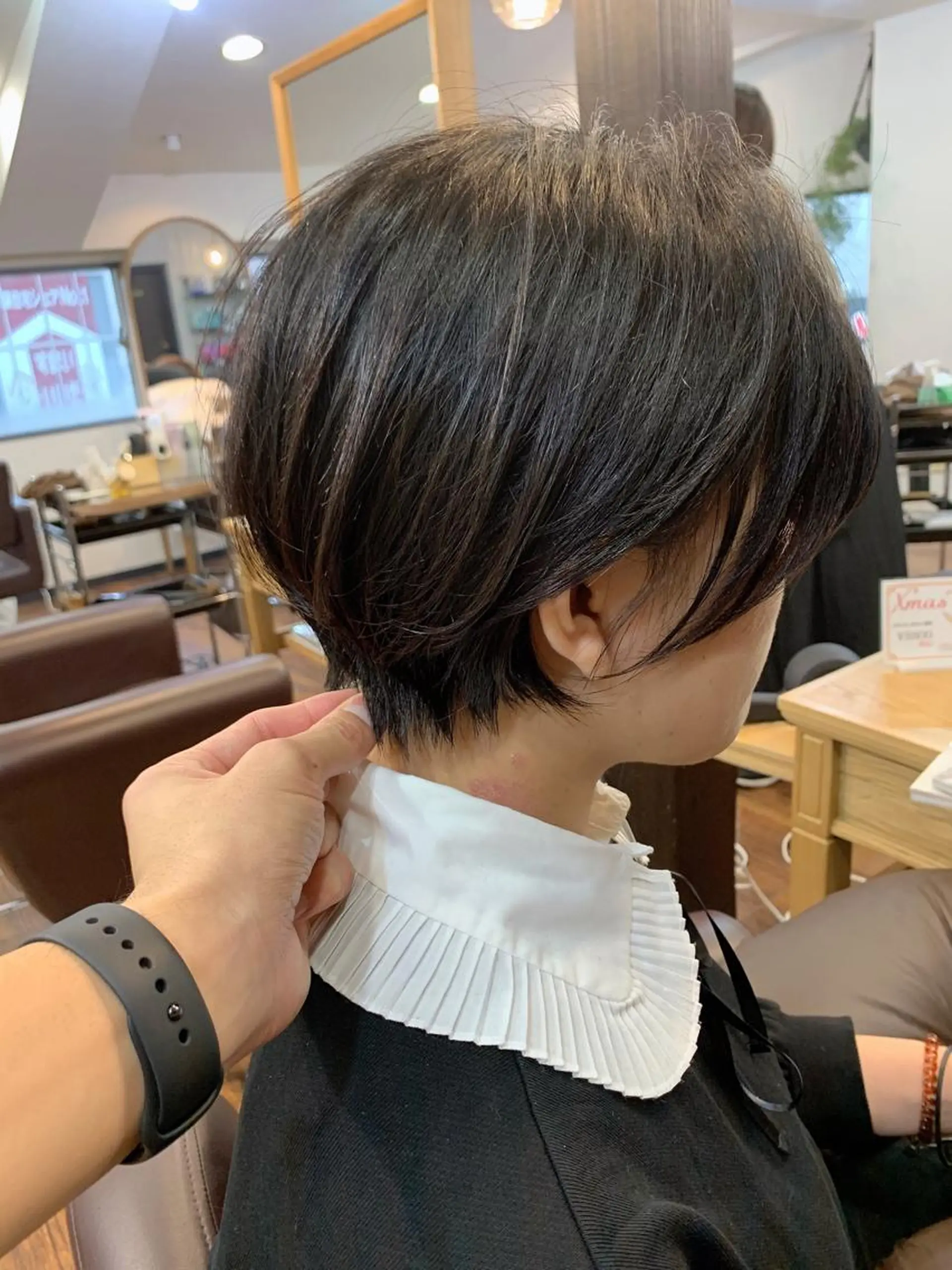 ショート 縮毛矯正/ショート/ レイヤー/畑中正敏のヘアスタイル