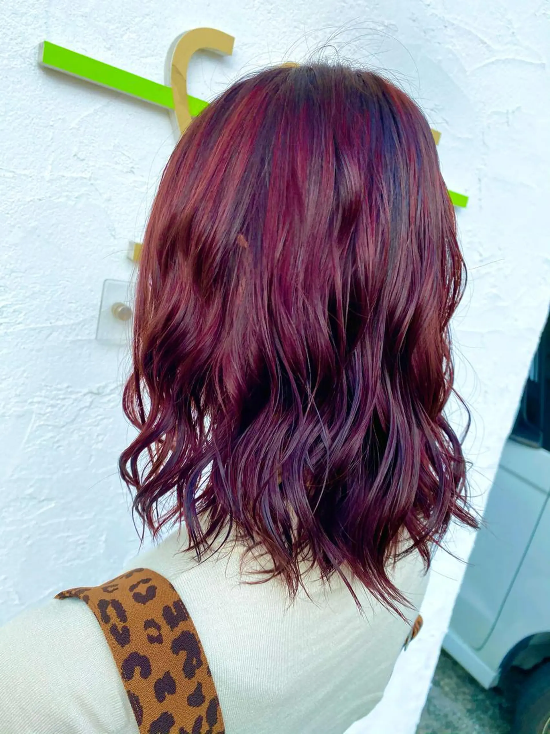 セミロング カラー ヘアアレンジ Design Color🐰アユミのヘアスタイル