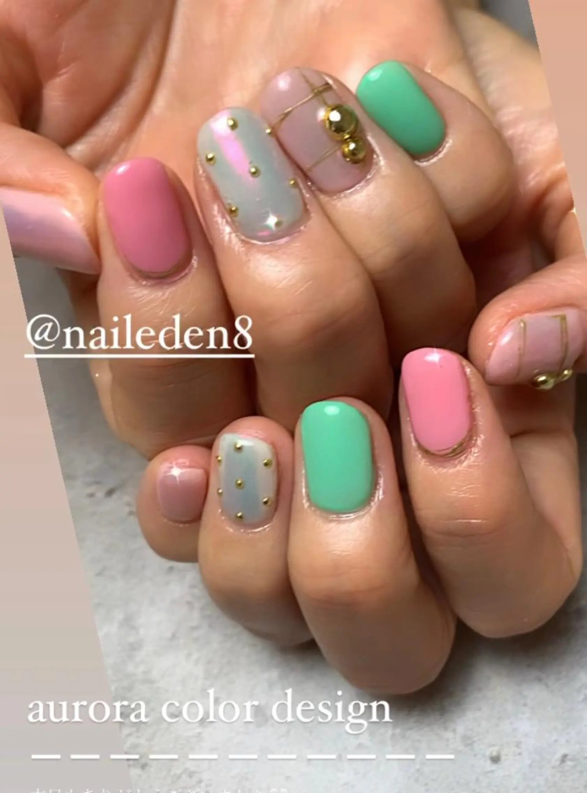 ネイル 持ち込み Eden ♾️のネイルデザイン