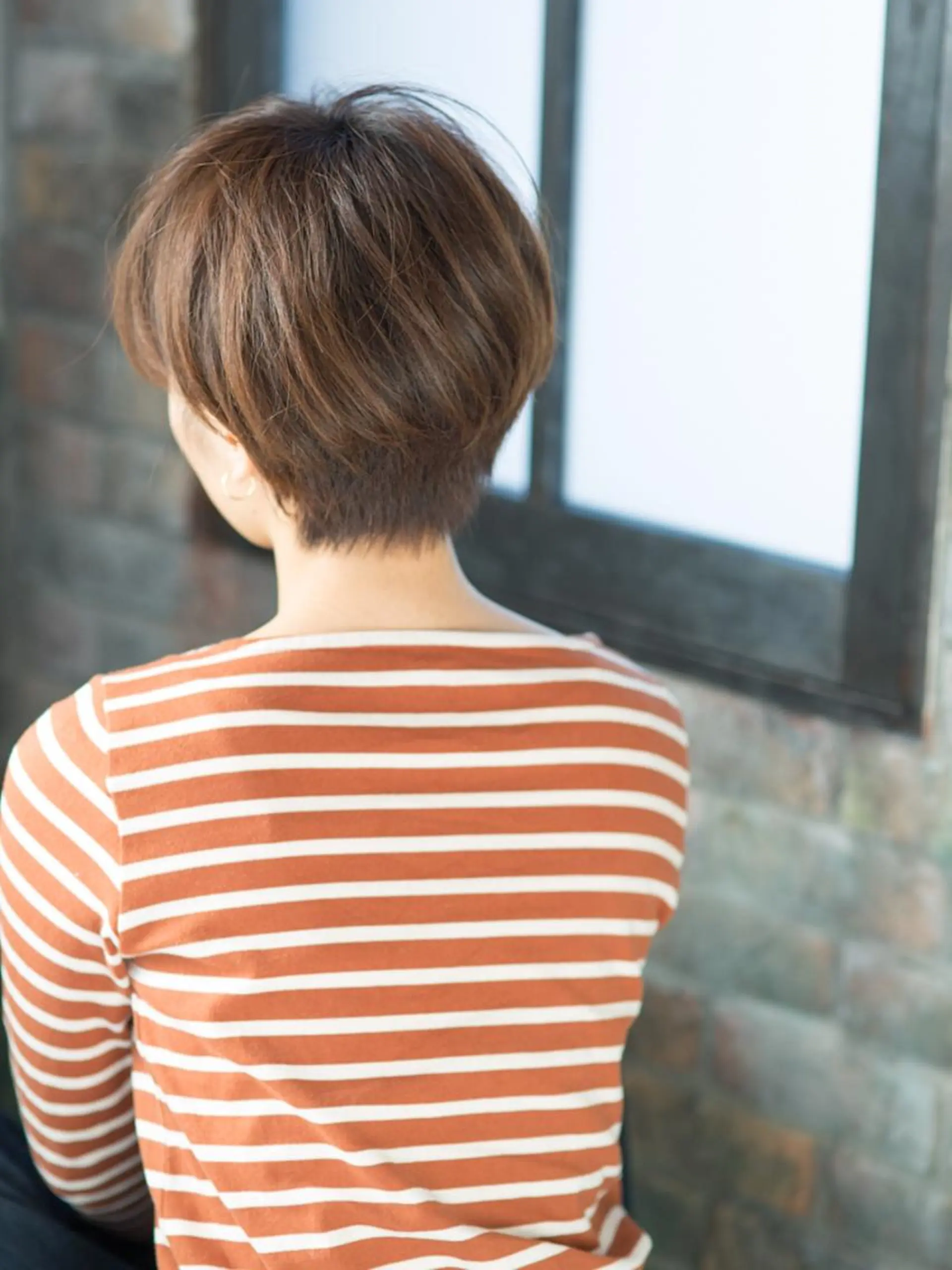 ショート カラー ショートヘア 小顔カット カット ヘアカラー トリートメント 福島 浩司のヘアスタイル