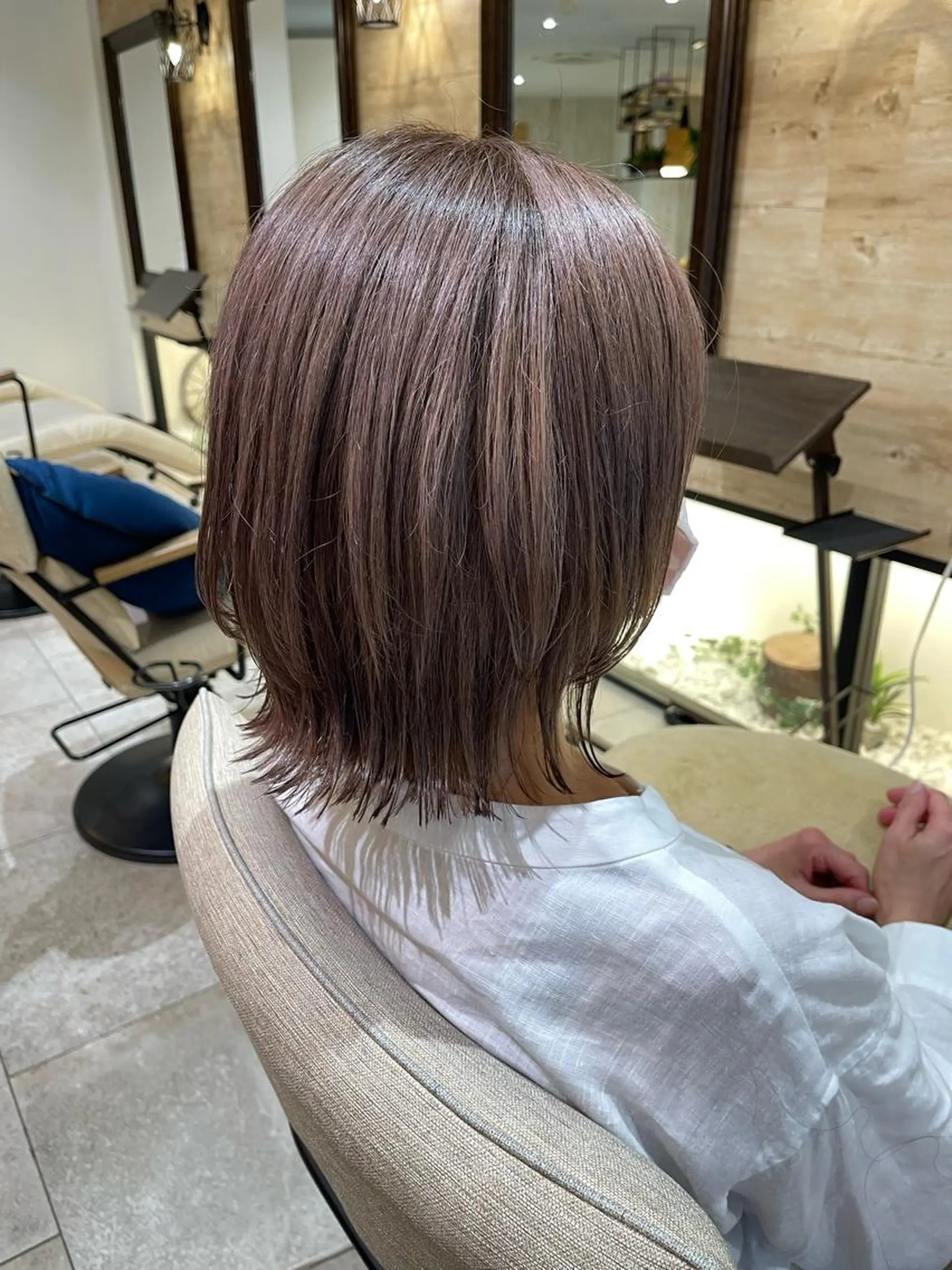 ミディアム ヘアカラー トリートメント 🫧髪質改善特化🫧 🍒青山佳代🍒のヘアスタイル