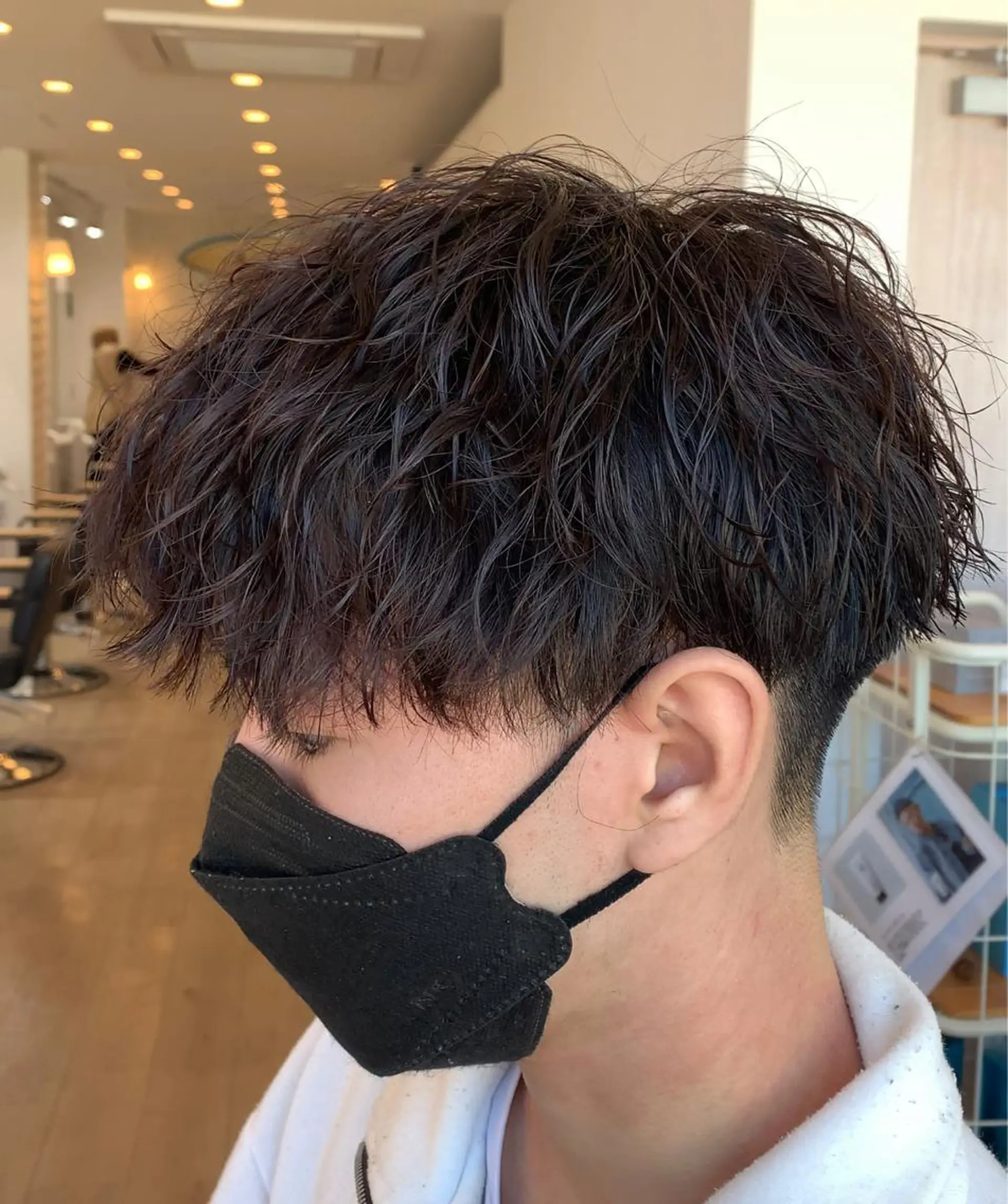 パーマ メンズ 山本 竜輔のヘアスタイル